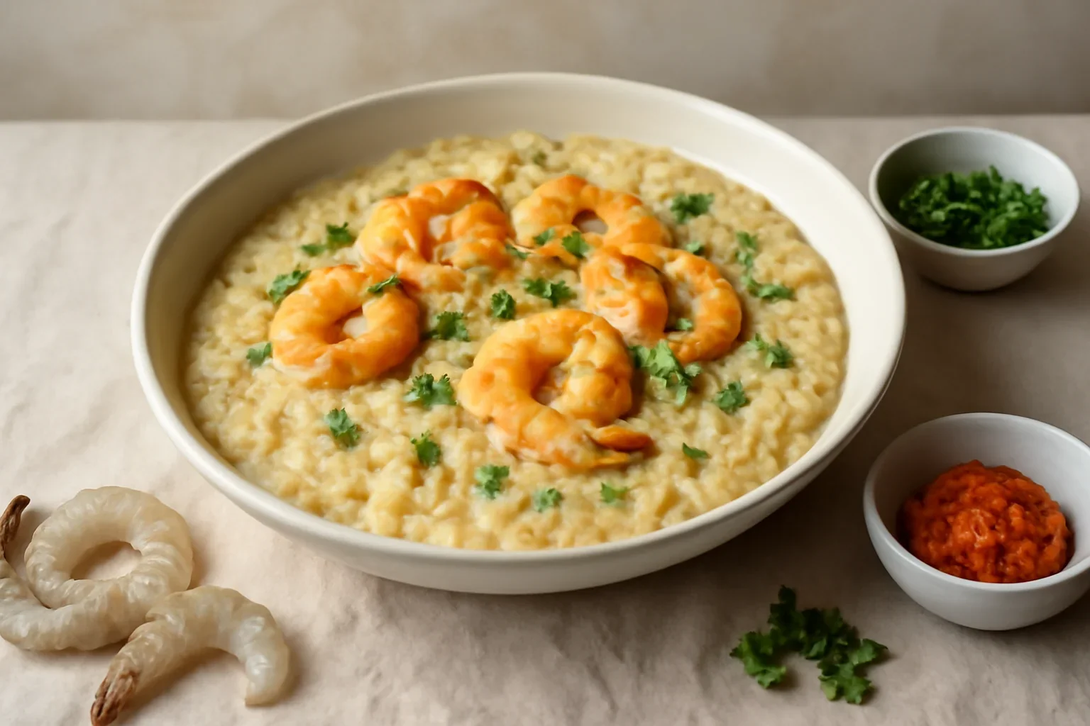 Risotto cu lapte de cocos și creveți