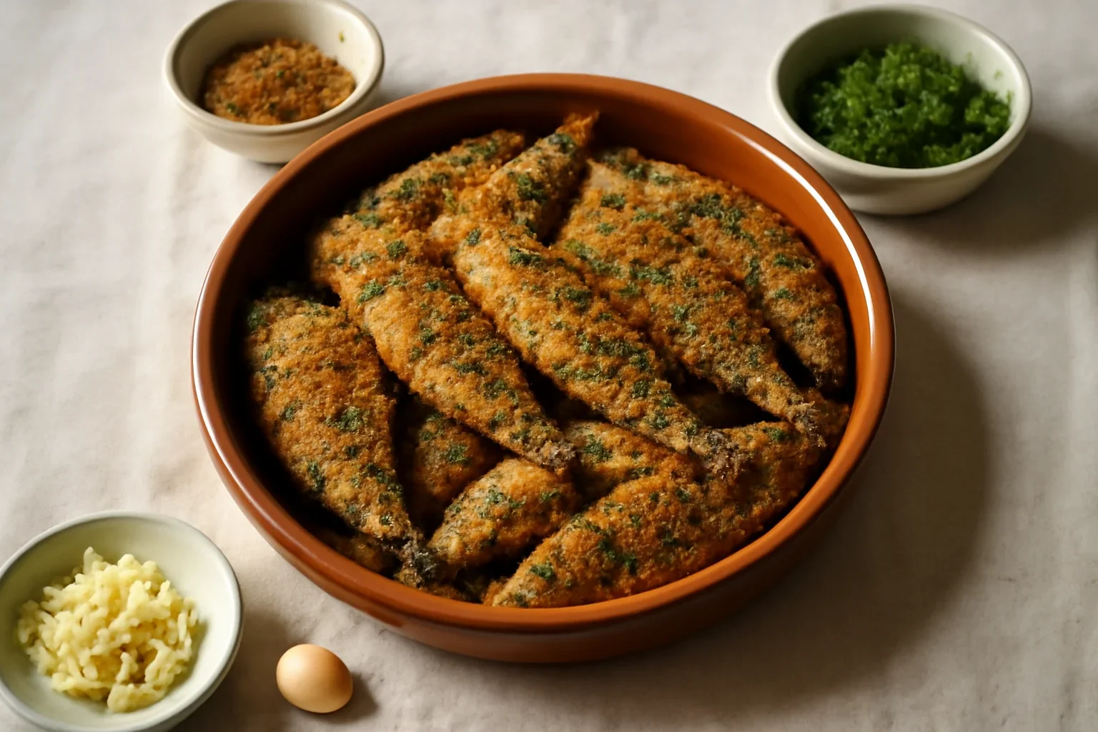 Sardine pane in stil marocan
