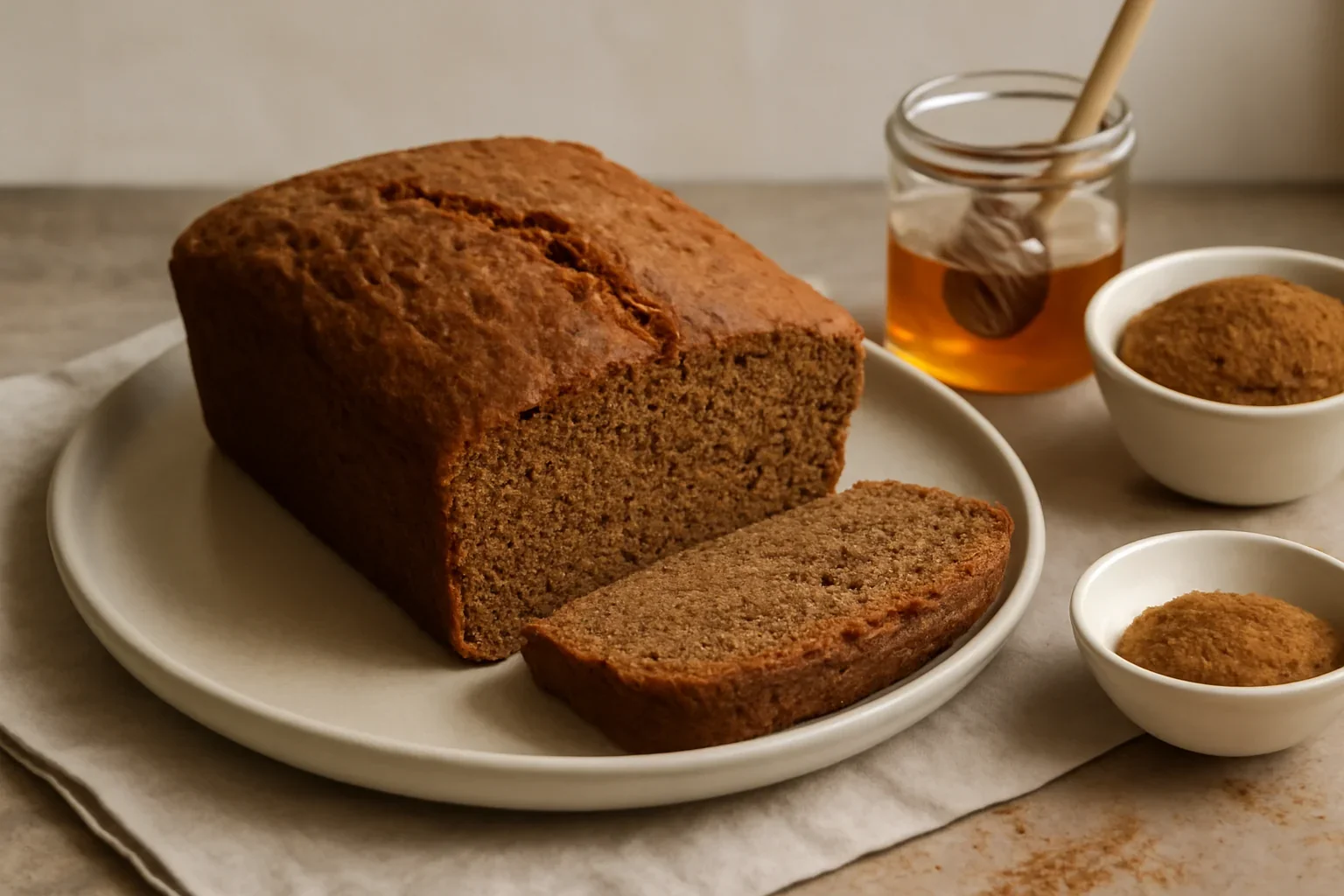 Turta dulce cu faina de secara, miere si zahar brun