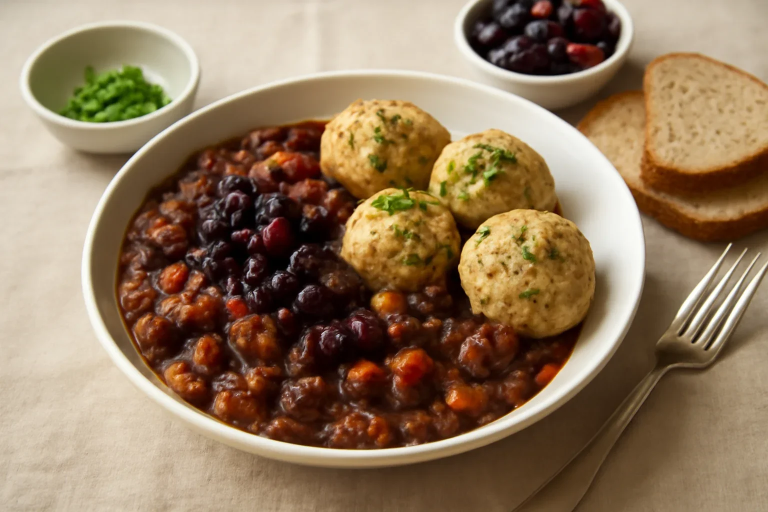 Ragù de cerb cu fructe de pădure