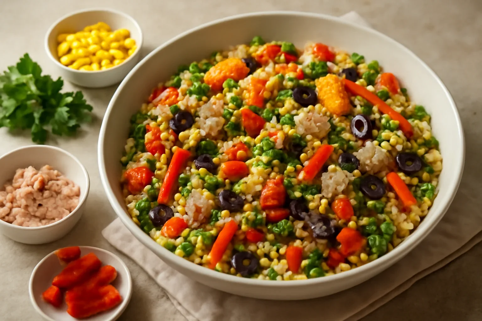 Salata cu ton si couscous