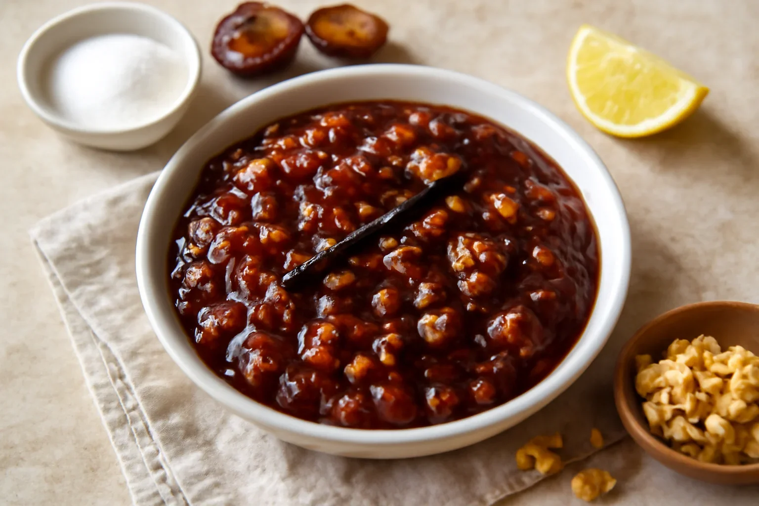 Gem de prune cu nuca reteta simpla