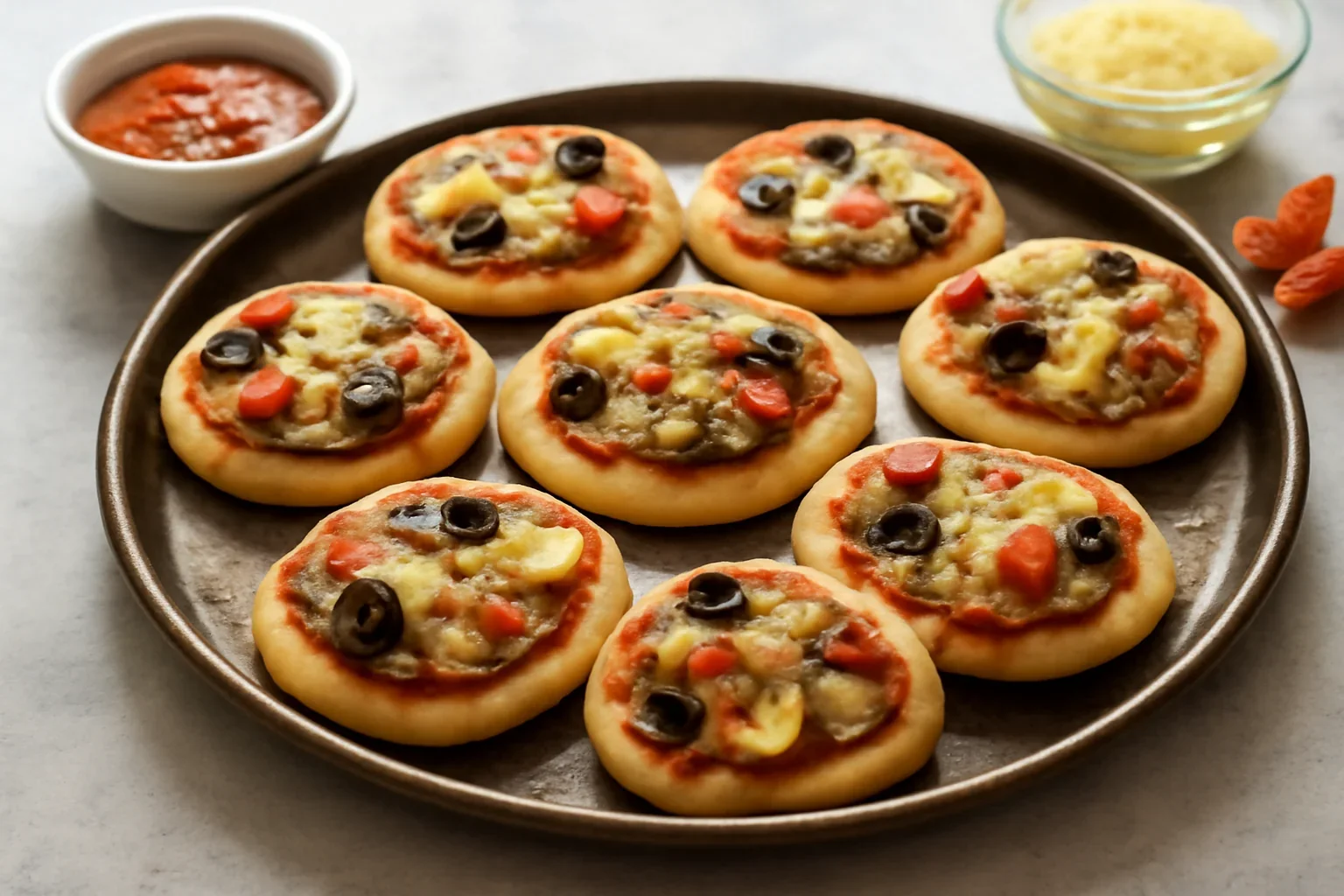 Mini pizza cu legume si branza reteta simpla de pizzette
