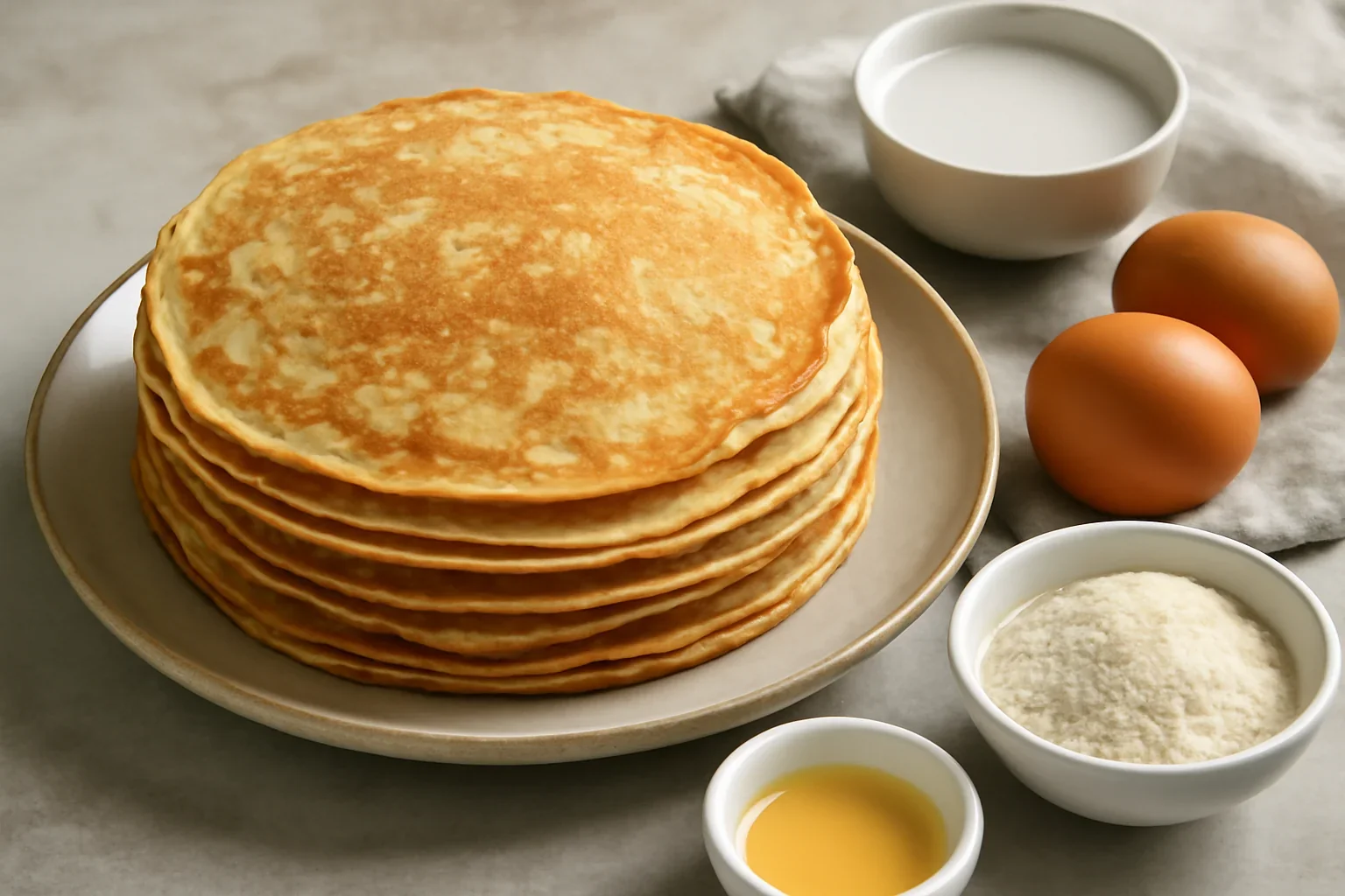 Clatite fara gluten, low carb