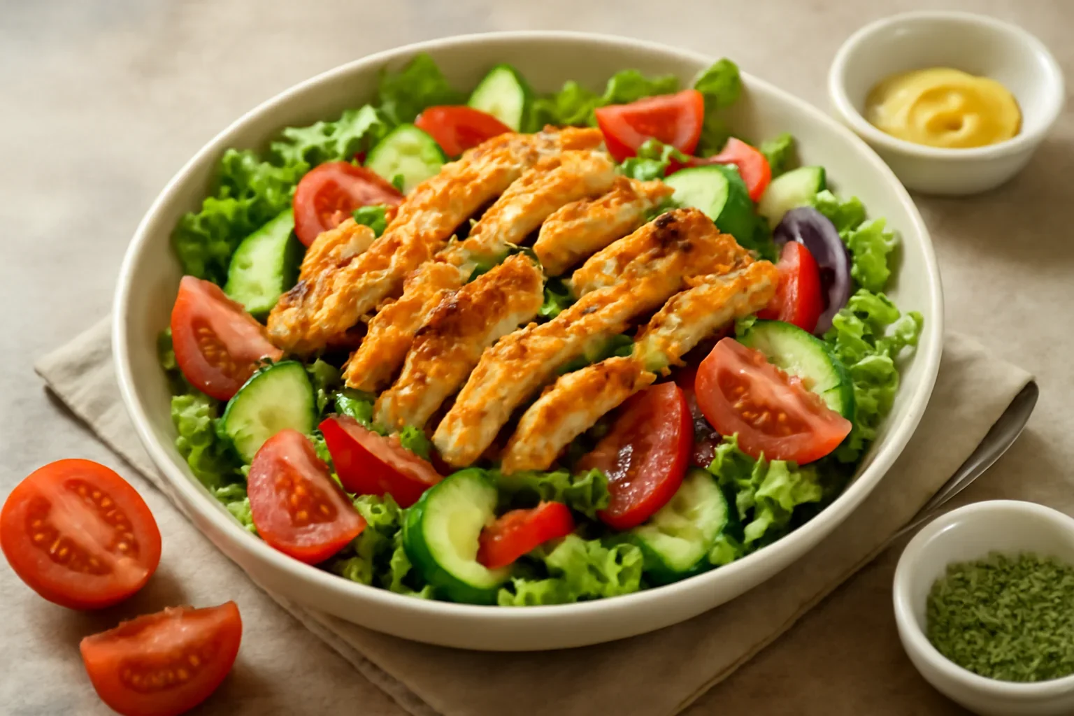 Salata cu piept de pui