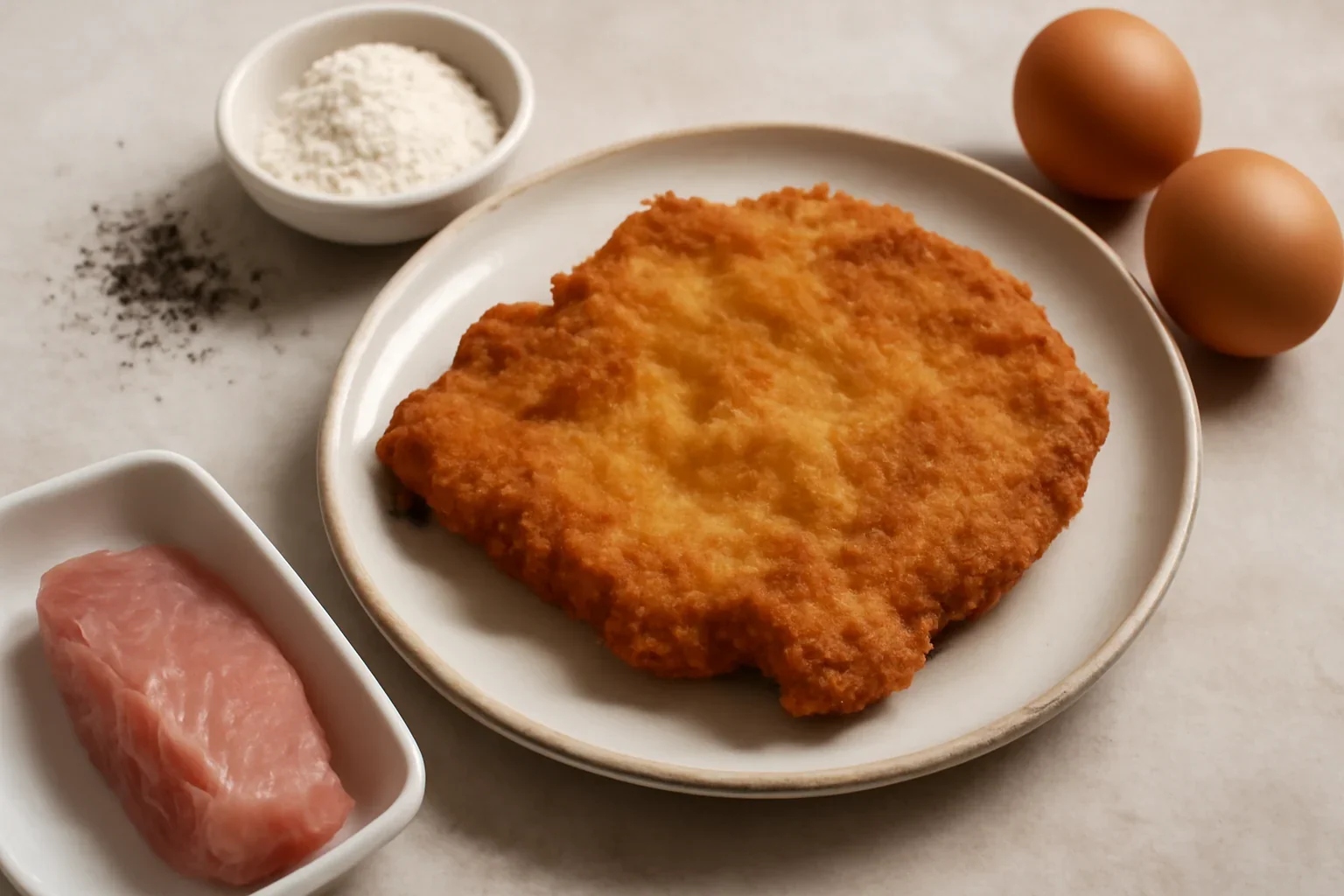 Șnițel din mușchiuleț de porc pane – rețeta de șnițele foarte fragede în stil vienez