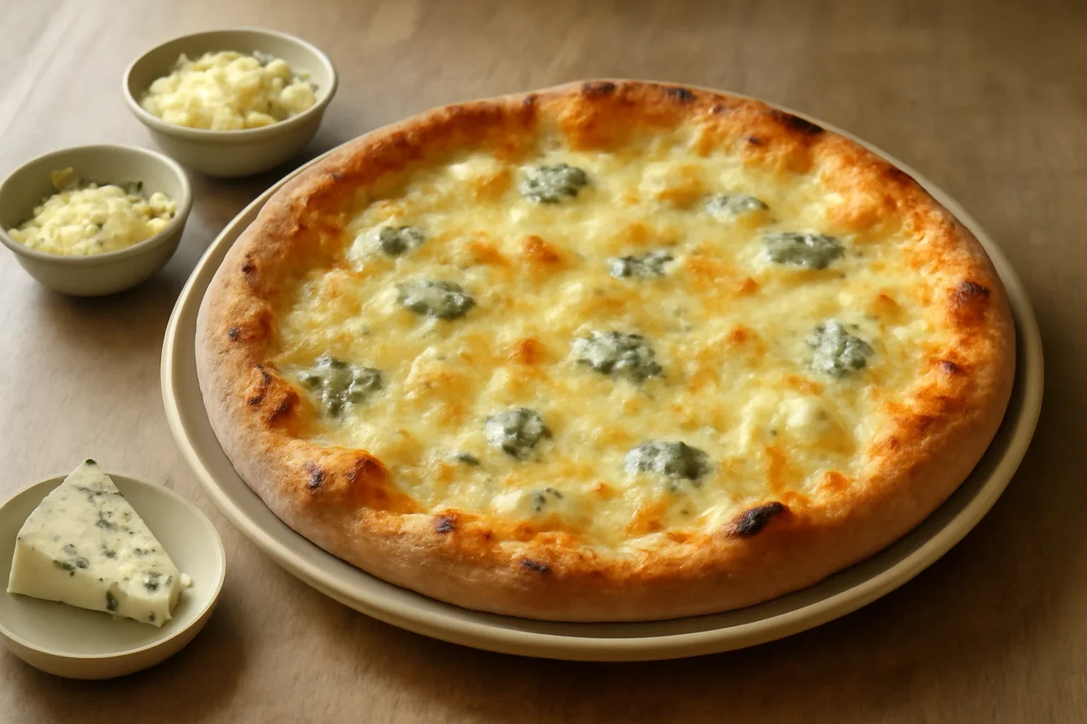 Pizza quattro formaggi