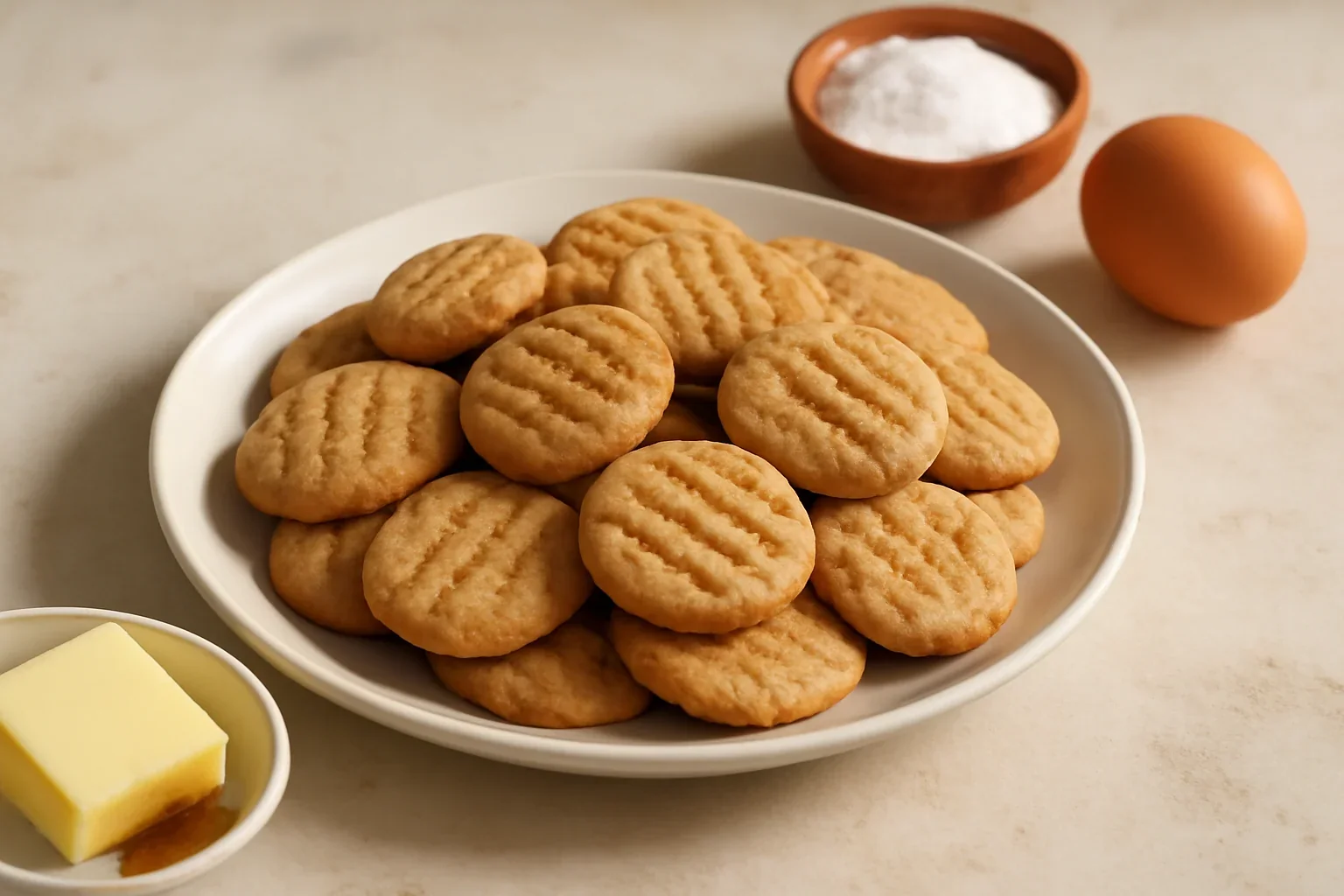 Biscuiti fragezi cu unt si scortisoara (reteta veche)