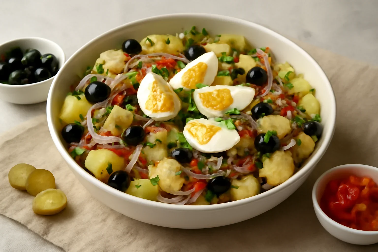Salata orientala cu oua
