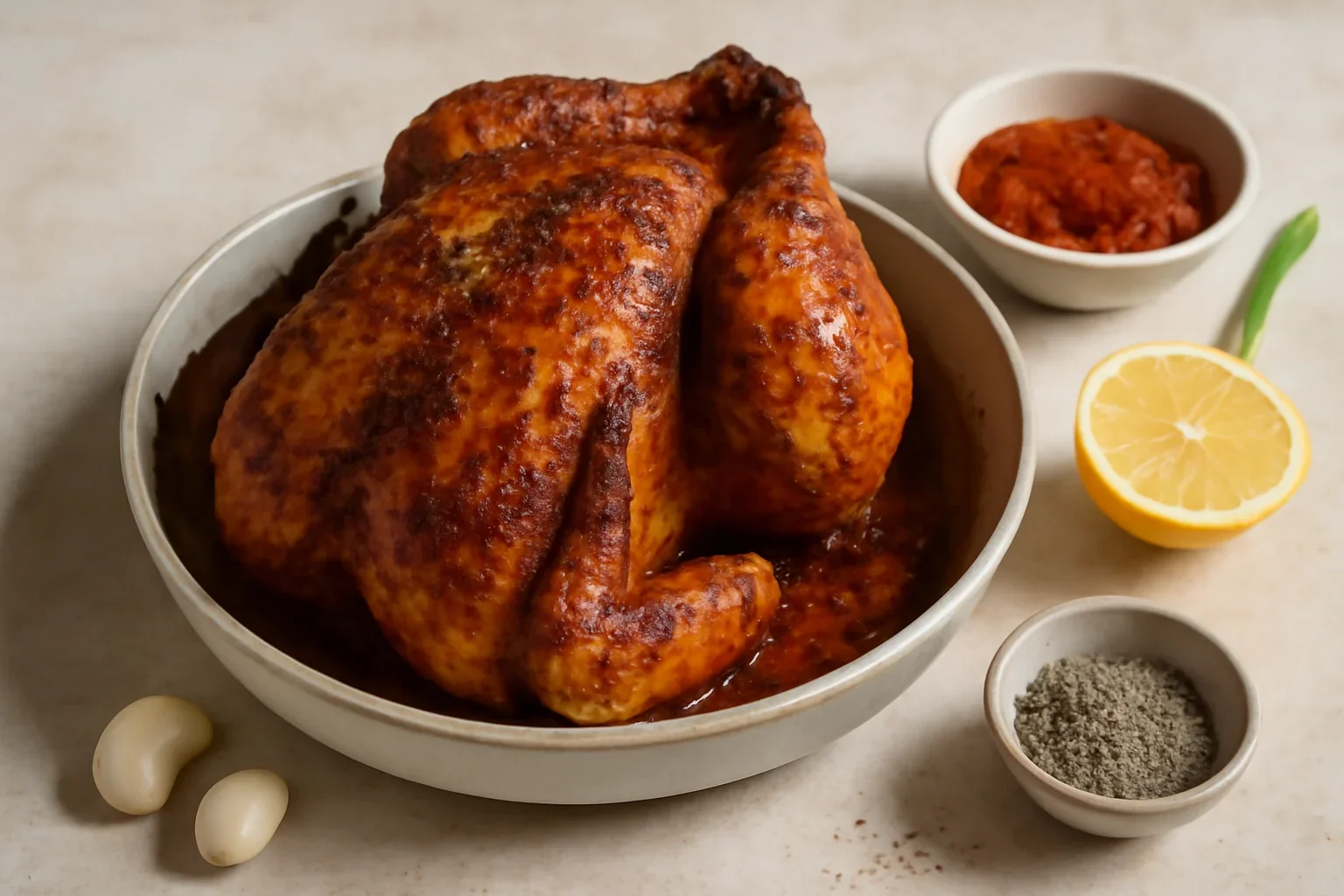 Pui fript ca la rotiserie la friteuza cu aer cald