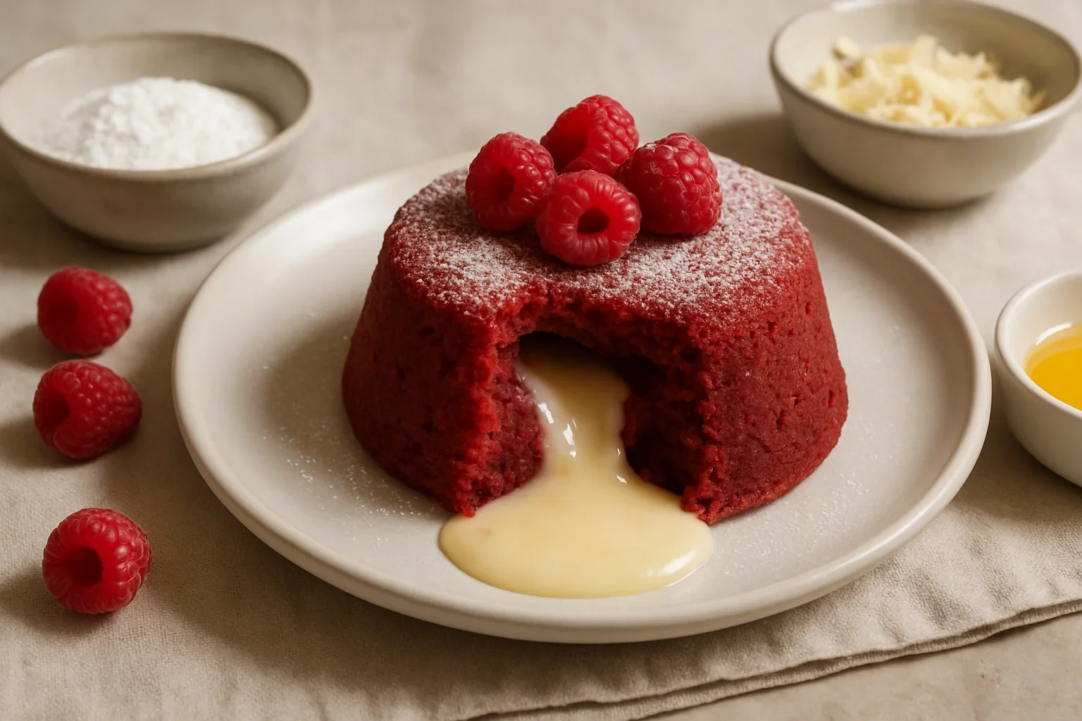 Red Velvet Lava Cake