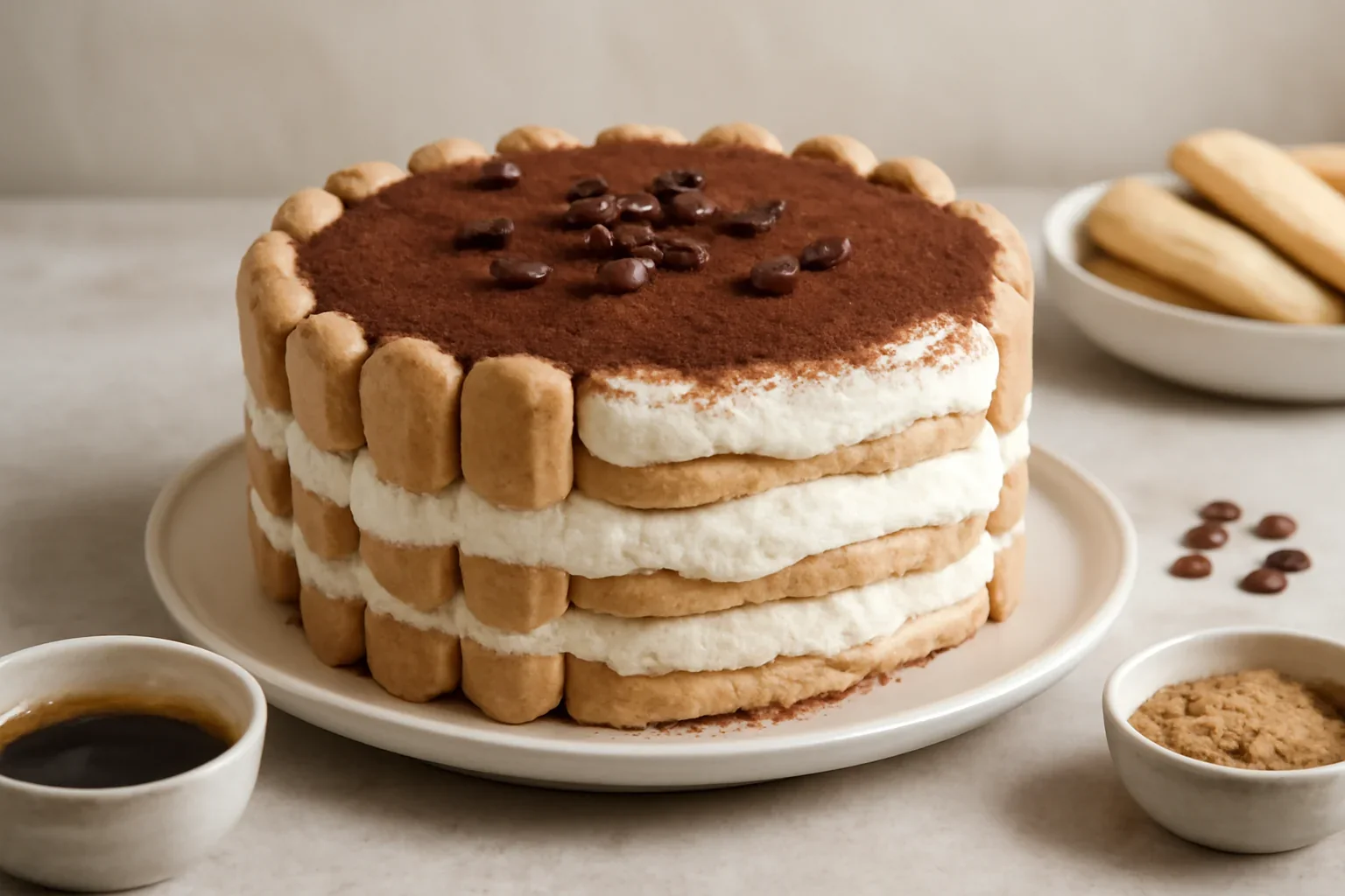 Tort tiramisu – reteta fara coacere cu piscoturi, mascarpone