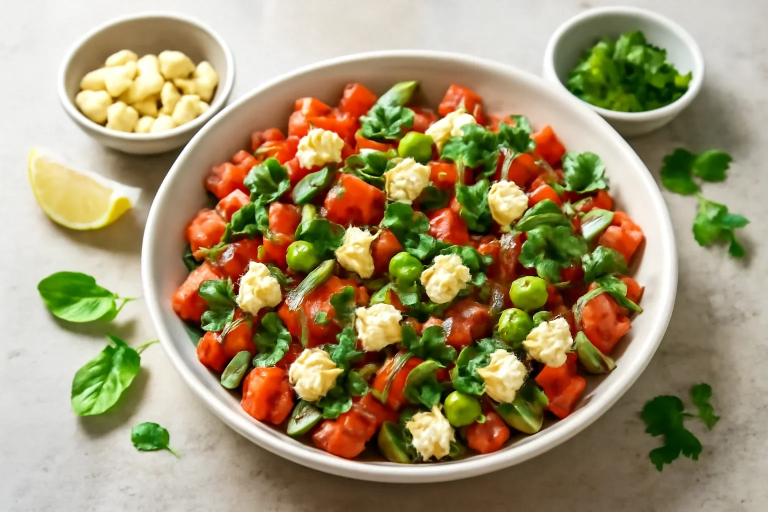 Salată de roșii cu mozzarella