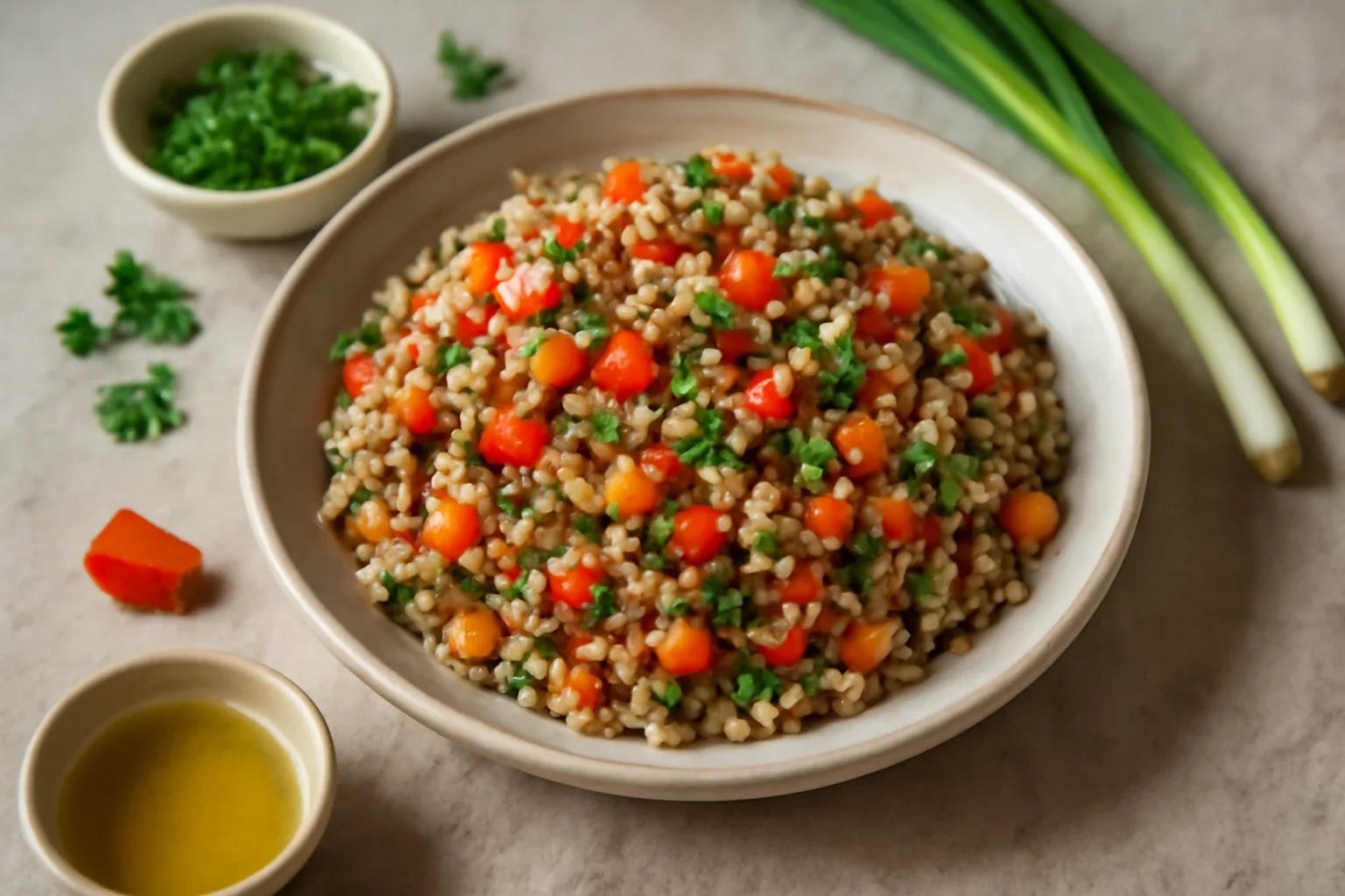 Hrisca – pilaf cu legume, reteta de post