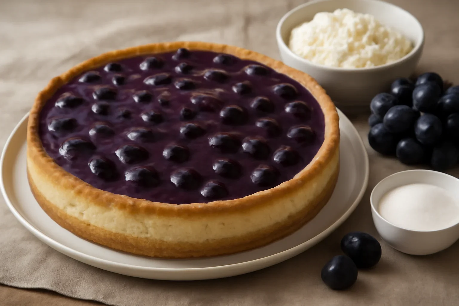 Tarta cu must de struguri si branza de vaci