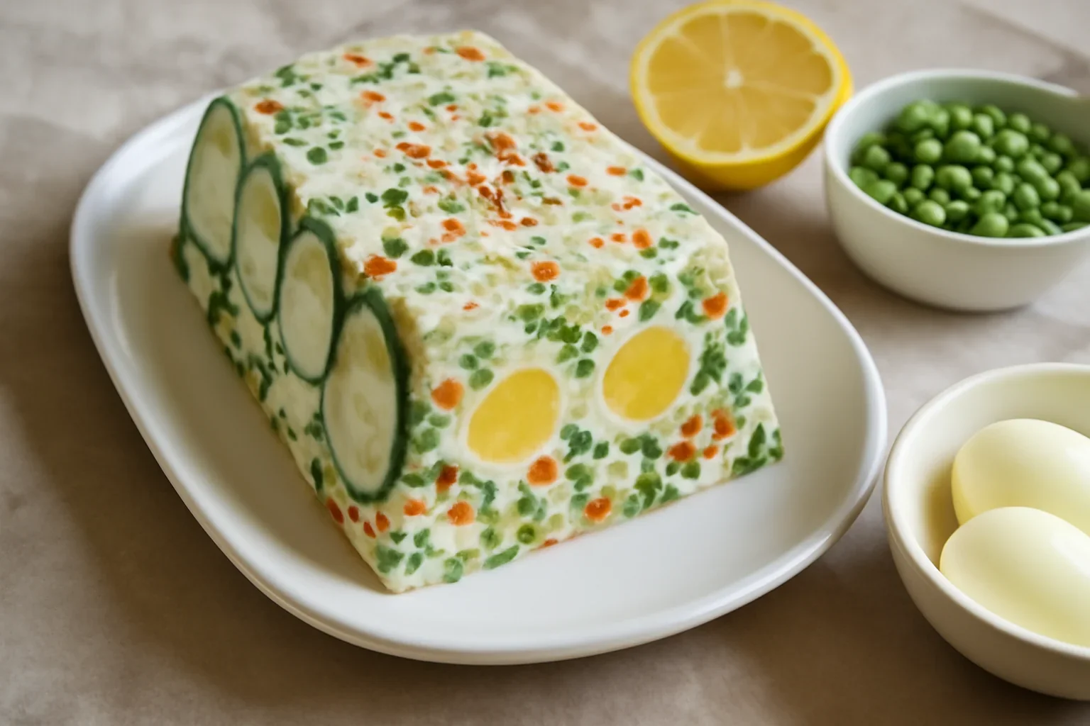 Terină de brânză cu legume – rețetă de aperitiv festiv de Paști
