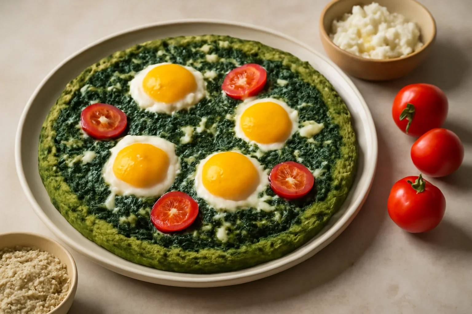 Pizza din spanac