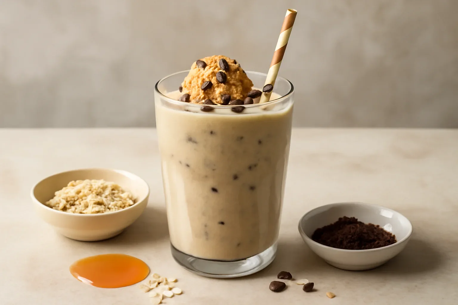 Cookie dough milkshake
