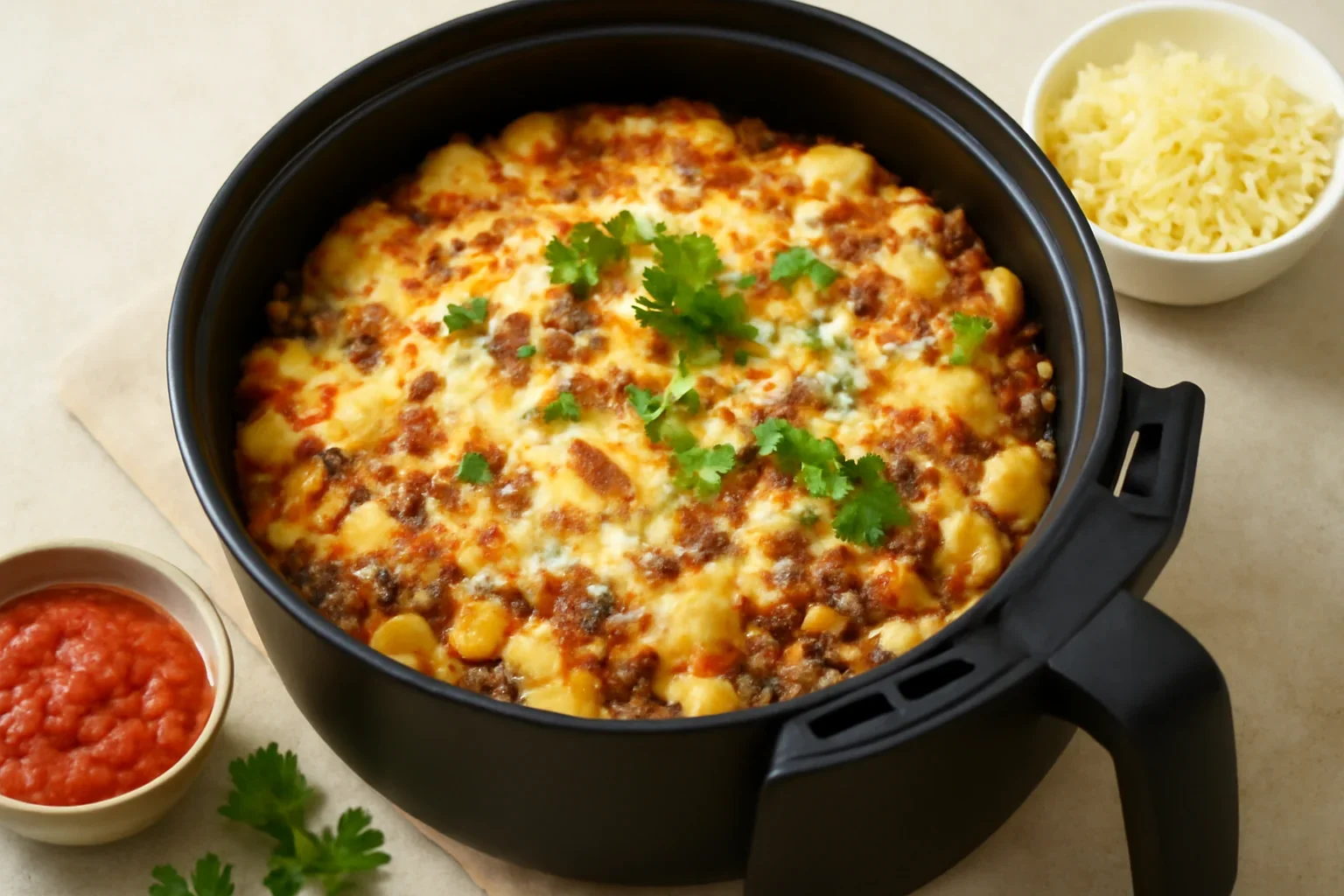 Musaca de cartofi sanatoasa la Air Fryer