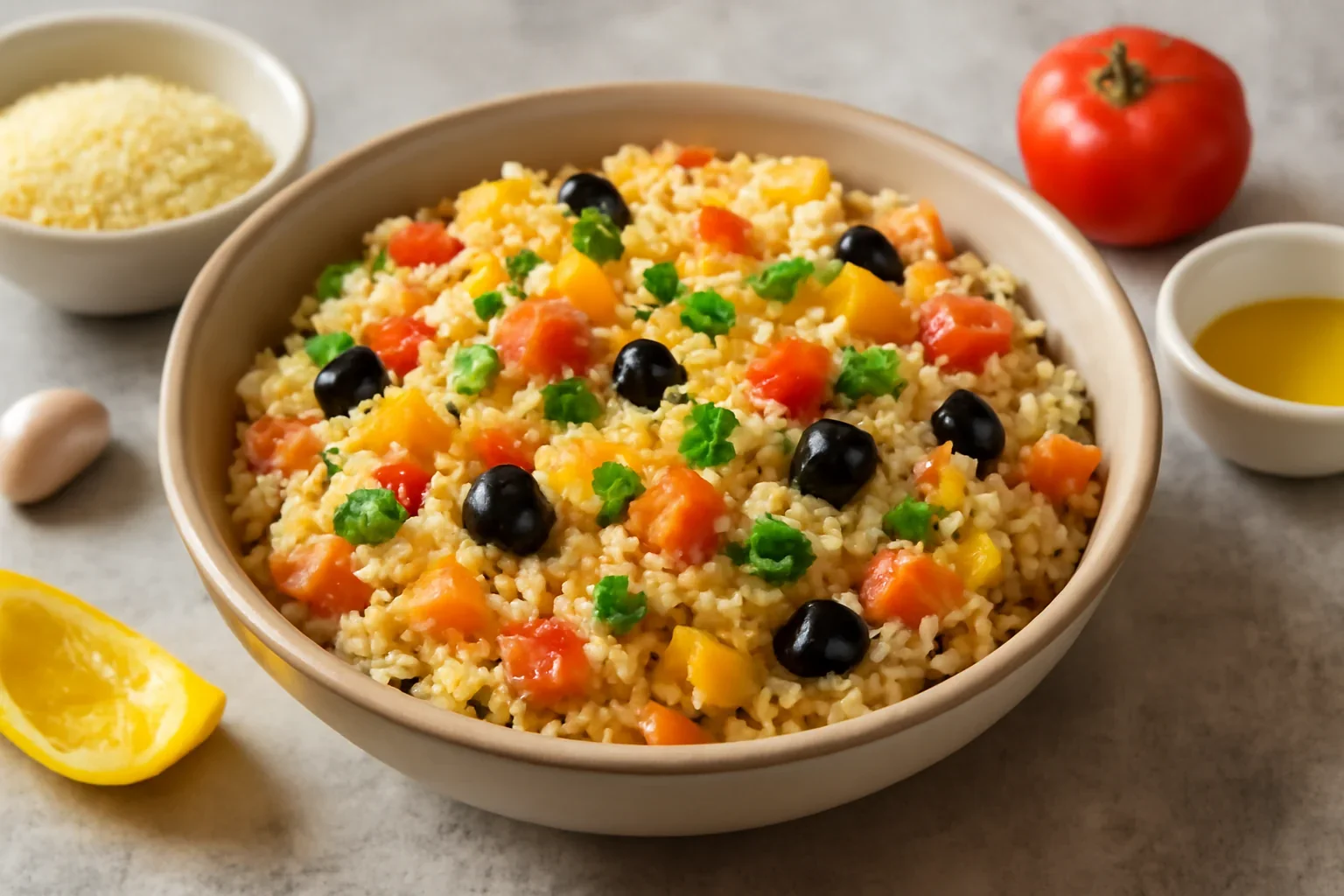 Salata de couscous reteta de post