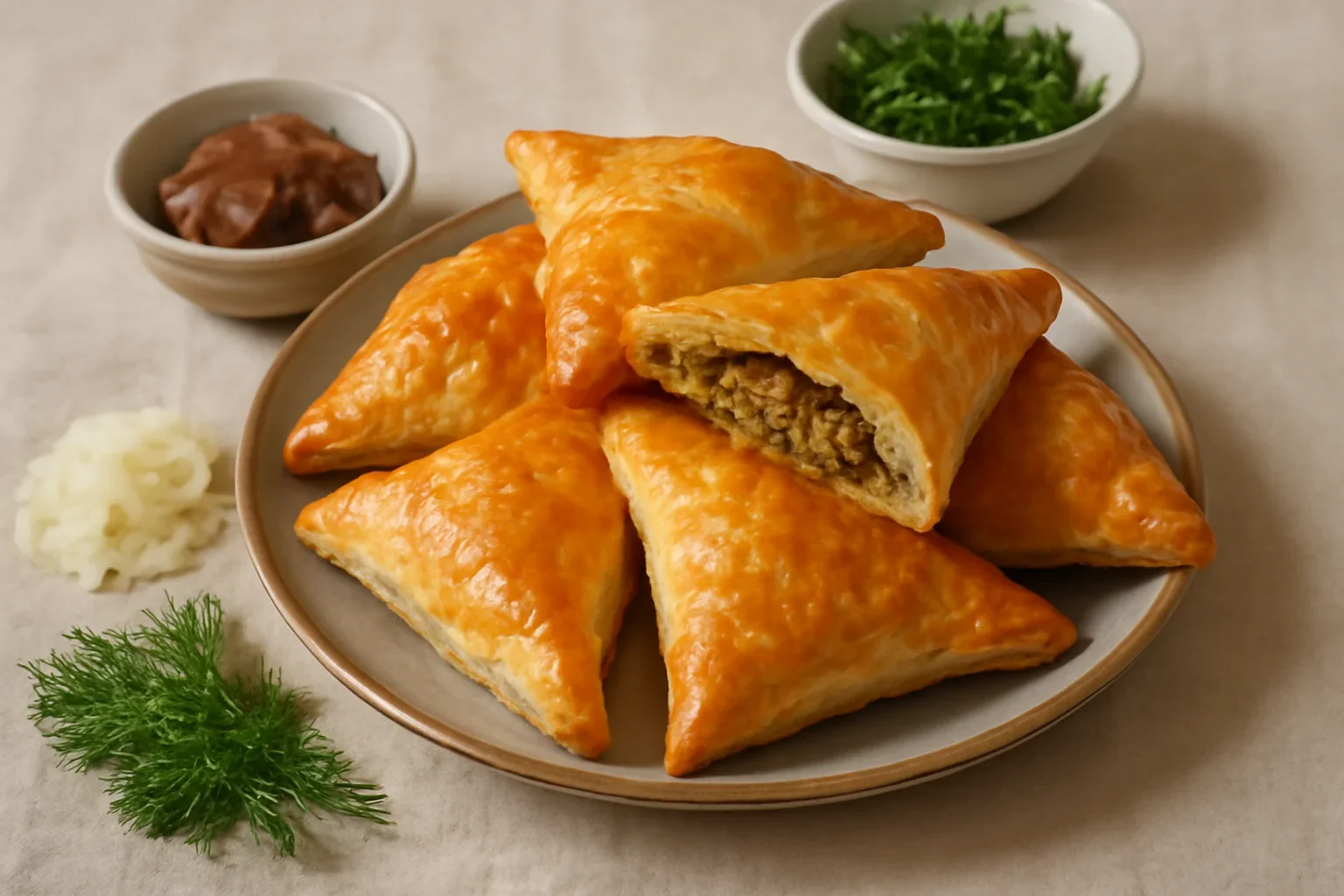 Pateuri aperitiv din foietaj, cu ficatei de pasare