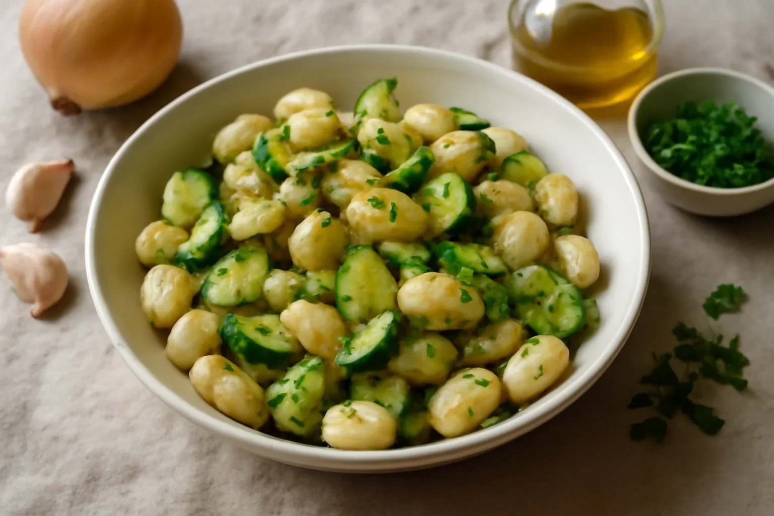 Gnocchi cu dovlecei