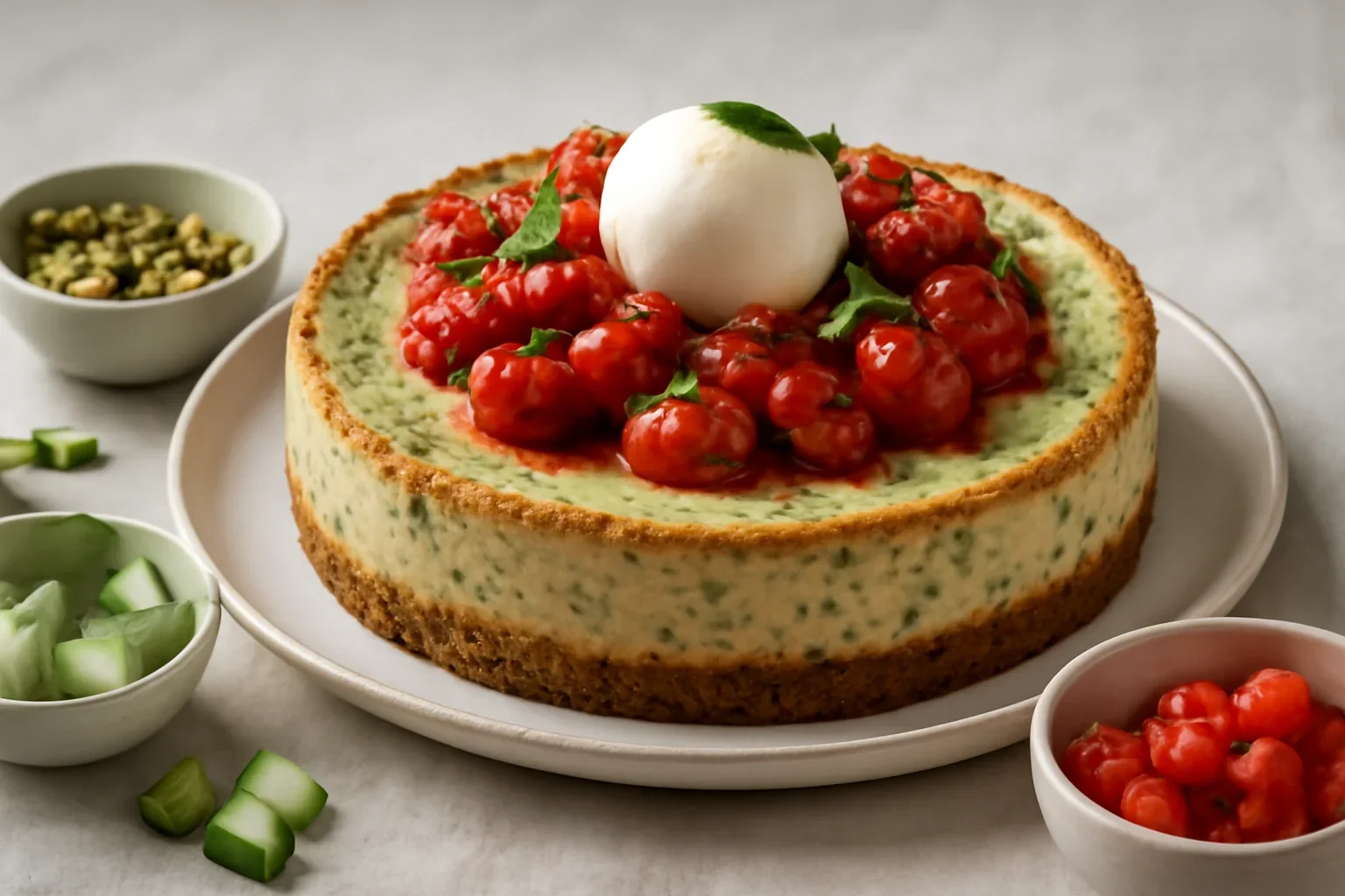 Cheesecake caprese – o explozie de arome