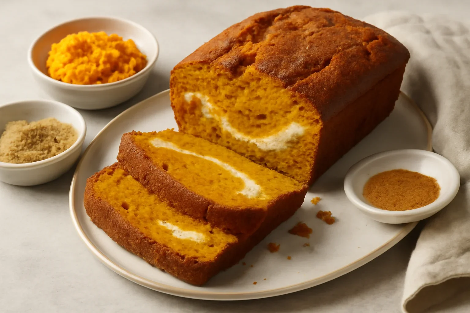Chec cu dovleac copt sau pumpkin bread