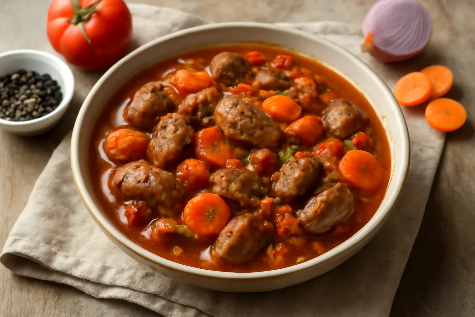 Tocanita din pipote de gasca la slow cooker