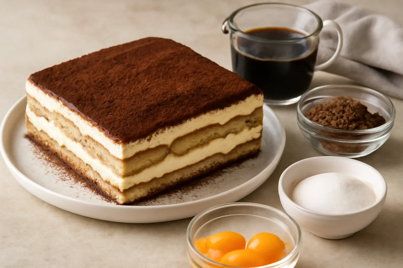 Tiramisu fără ouă crude – rețetă detaliată – cu cafea și marsala