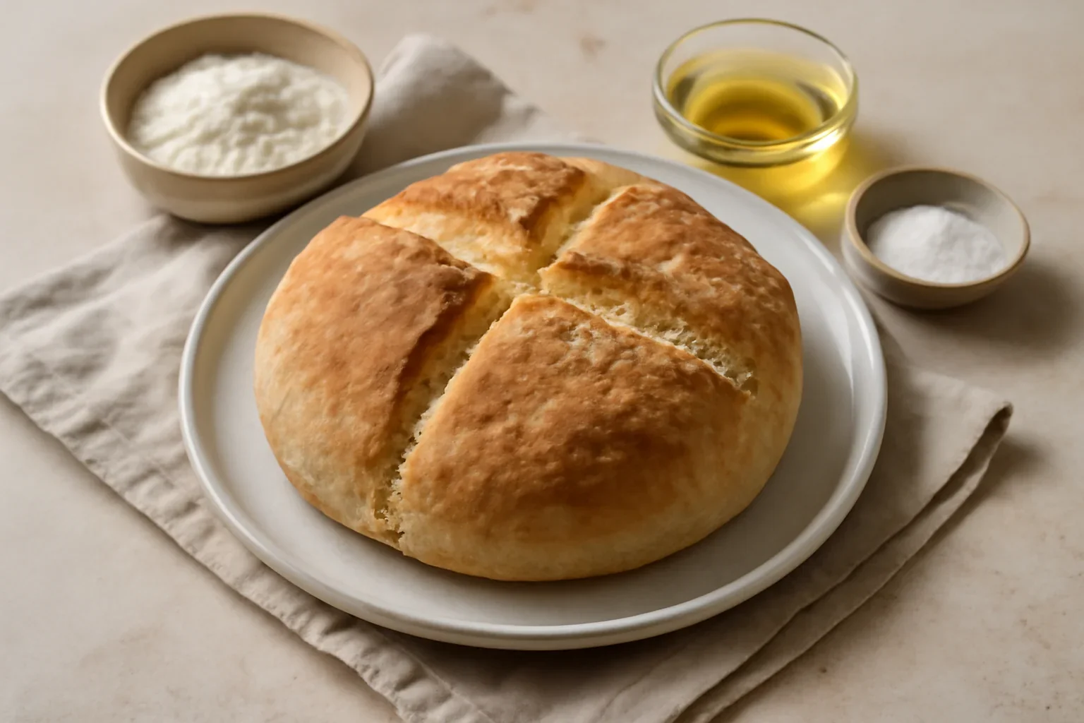 Aluat de pizza, chifle sau paine cu bicarbonat, fara drojdie