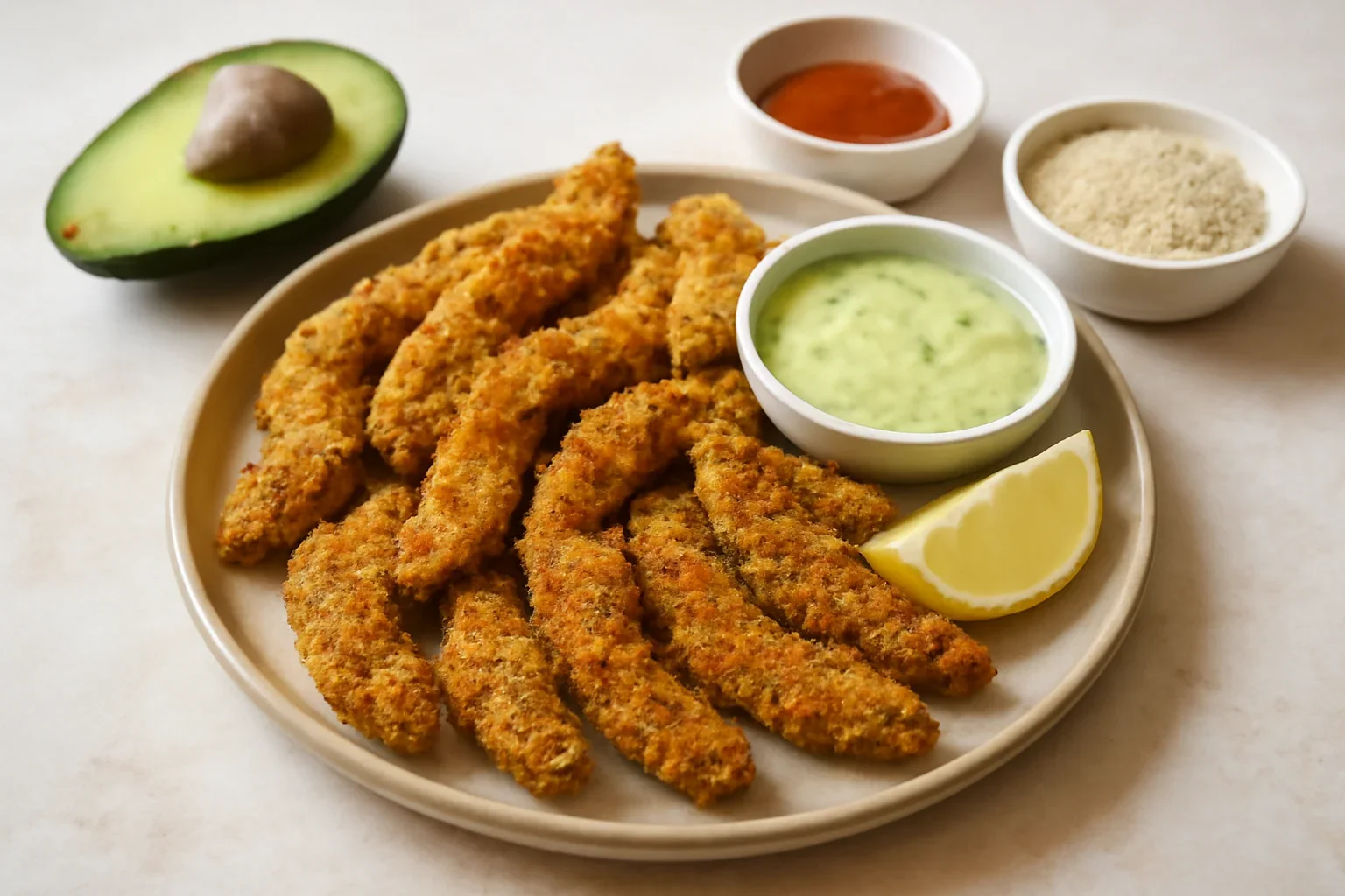 Avocado pane la air fryer