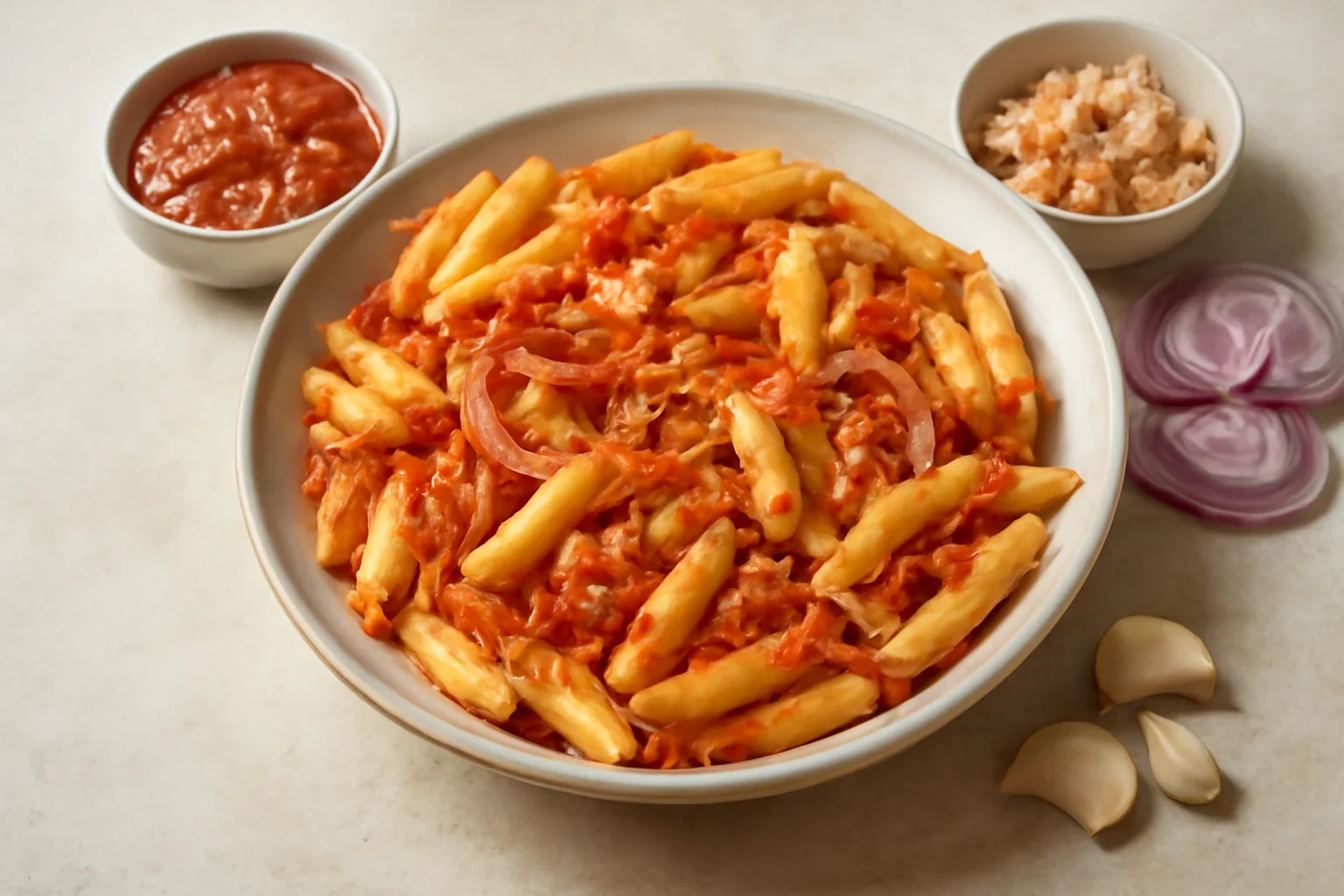 Penne cu ton, reteta rapida de paste simple, gata in 20 de minute