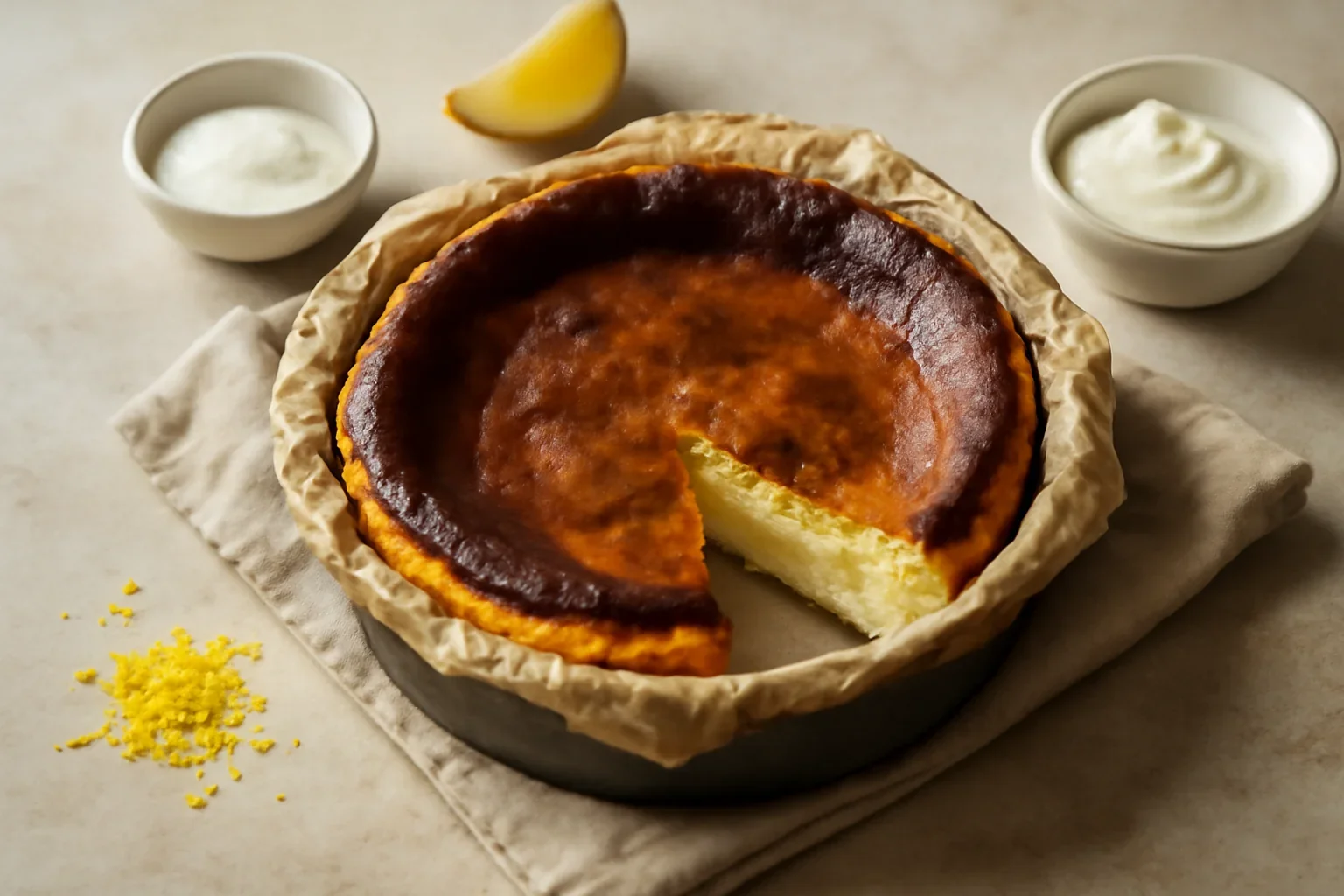 Cheesecake San Sebastian / Cheesecake ars
