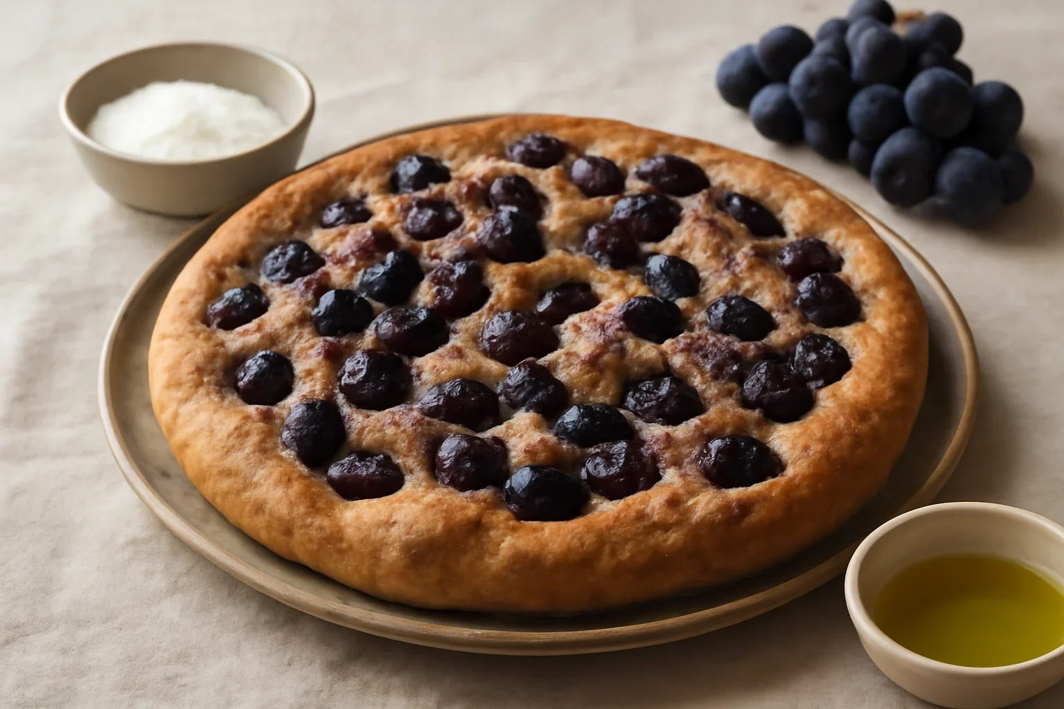Placinta cu struguri – Schiacciata all uva