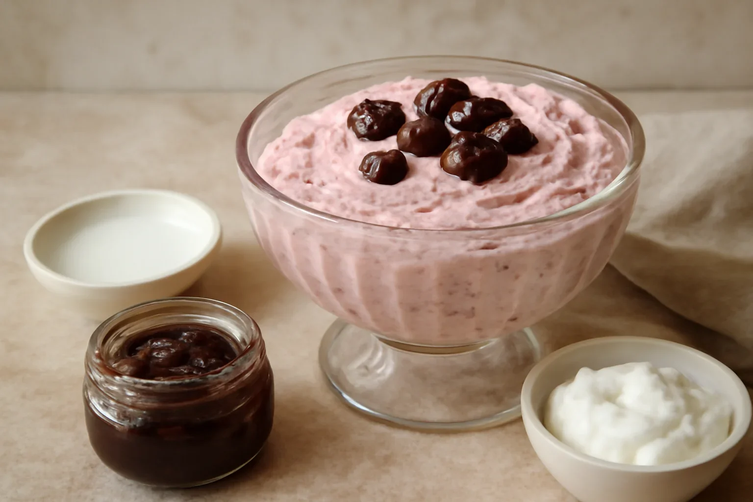 Mousse cu visine