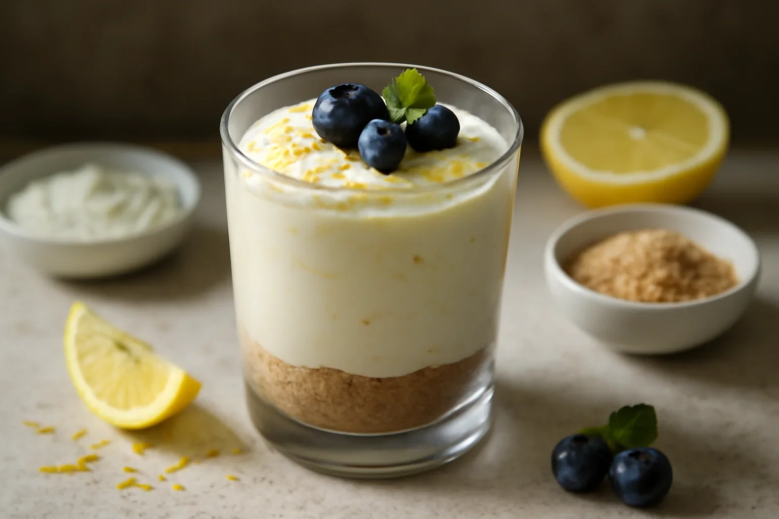 Crema de lamaie la pahar
