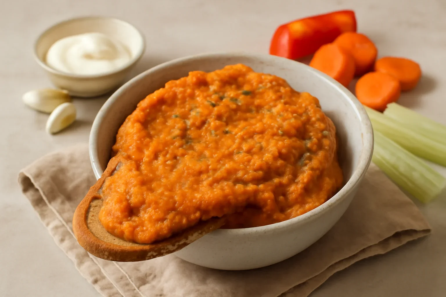 Cremă tartinabilă din legume coapte