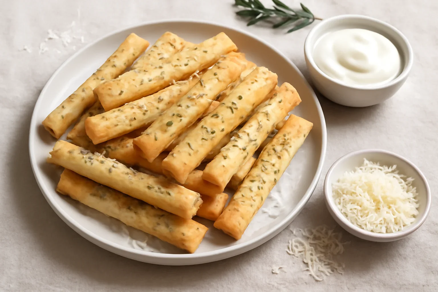 Saleuri simple cu parmezan si rozmarin