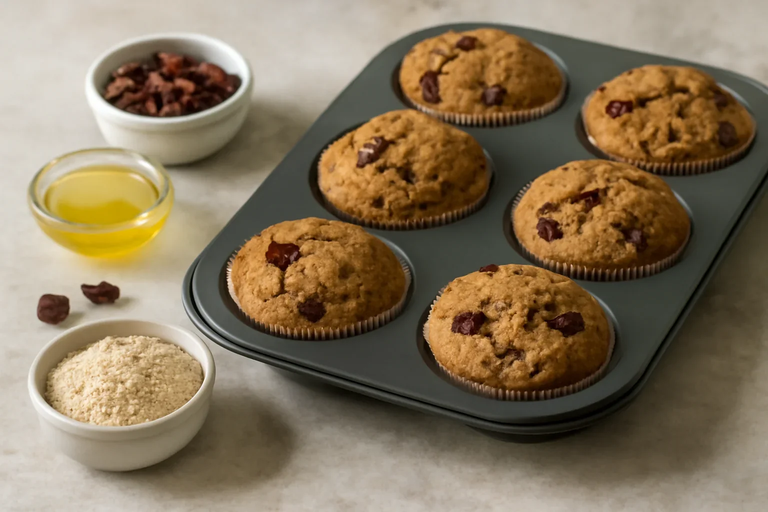 Muffins cu merișoare