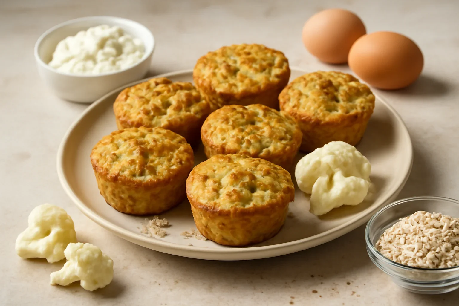 Muffins cu conopidă