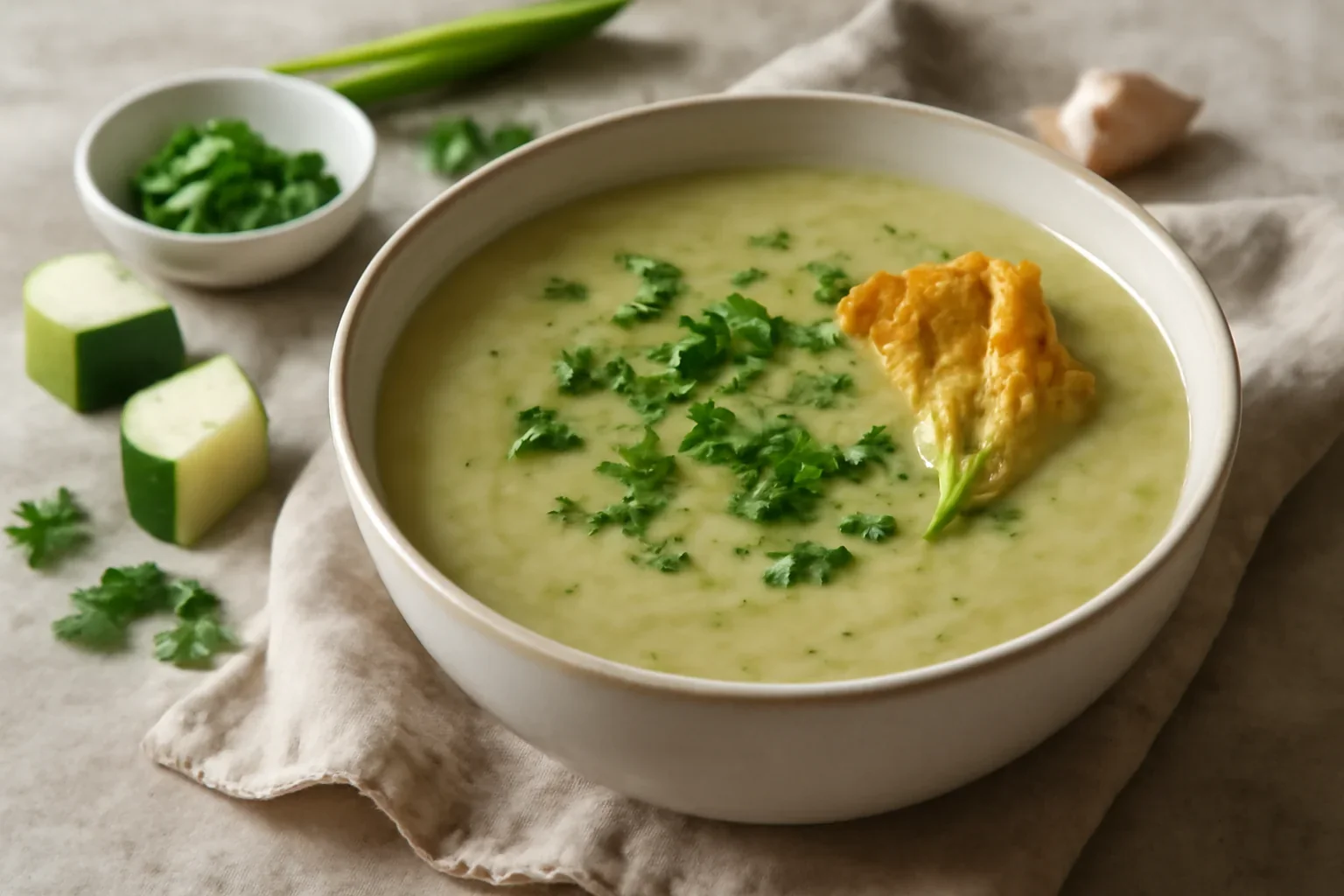 Supa crema de dovlecei