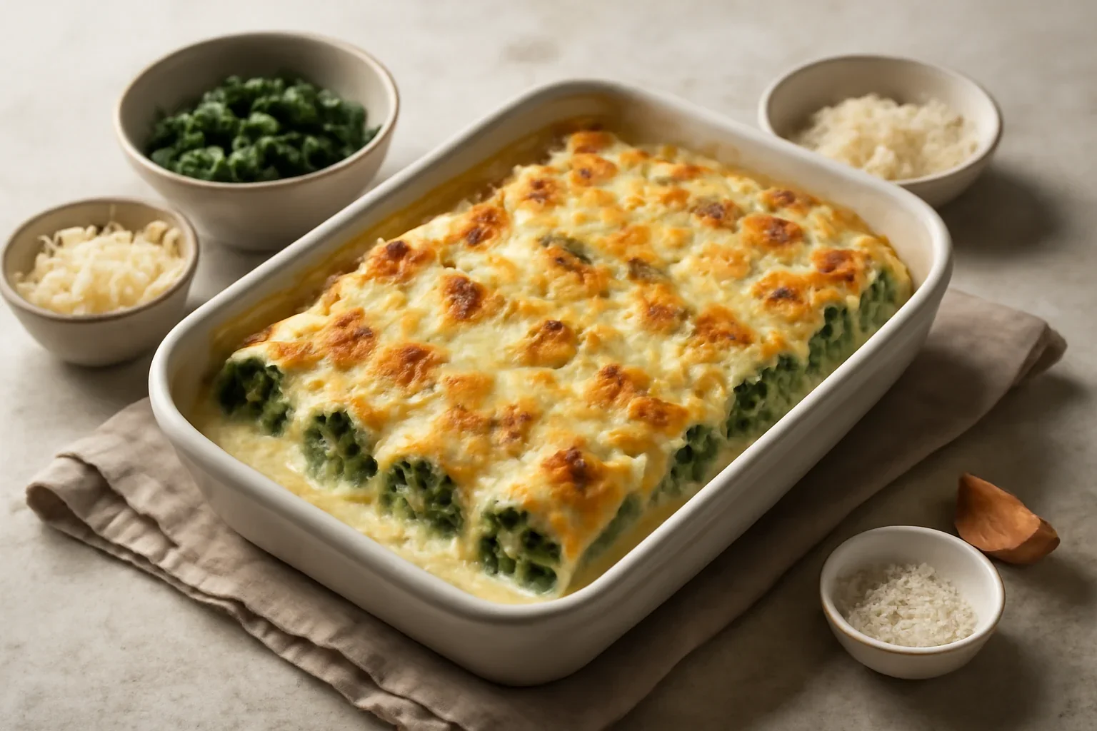 Cannelloni cu ricotta si spanac reteta clasica