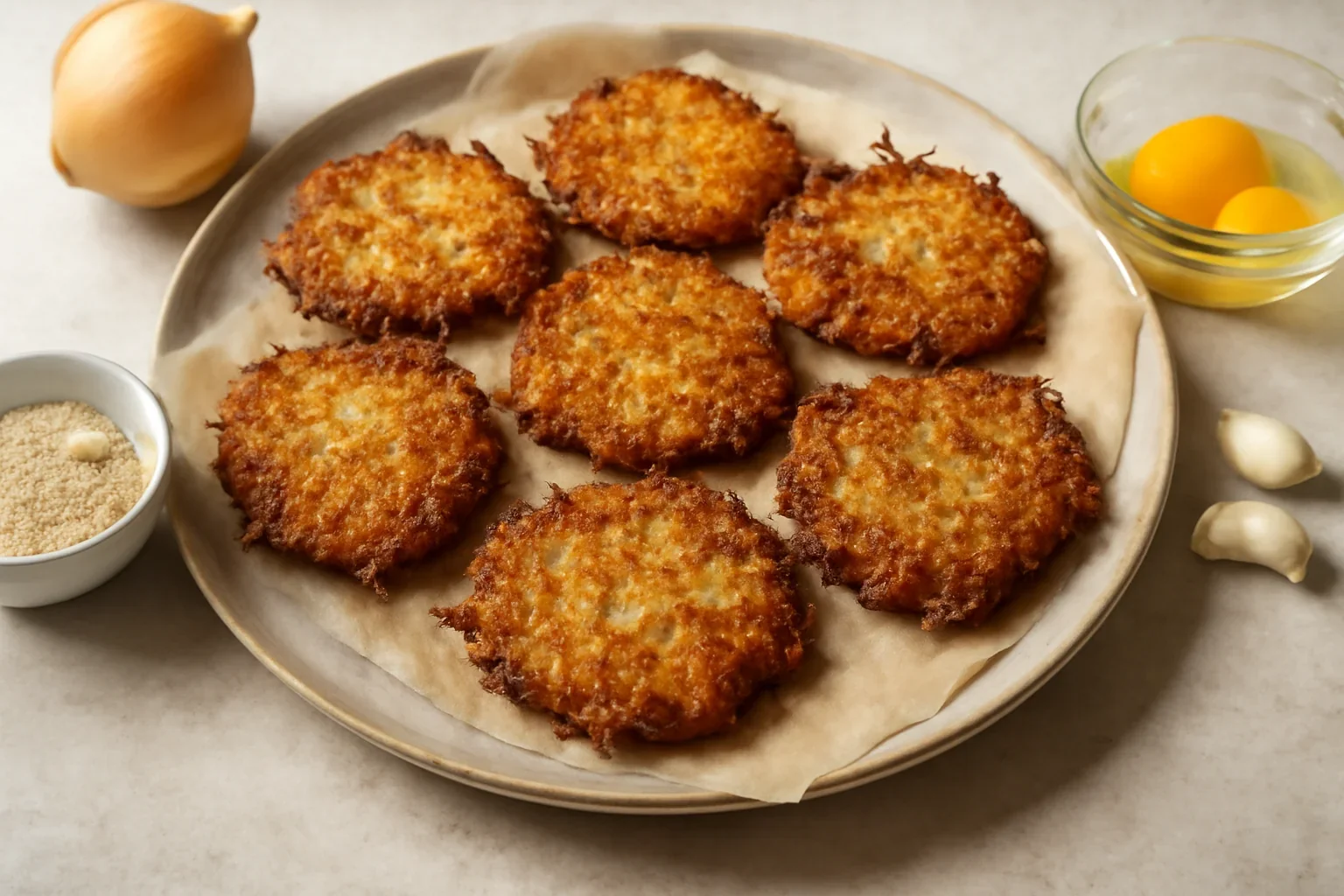 Latkes – rețeta de tocinei sau chifteluțe evreiești din cartofi rași