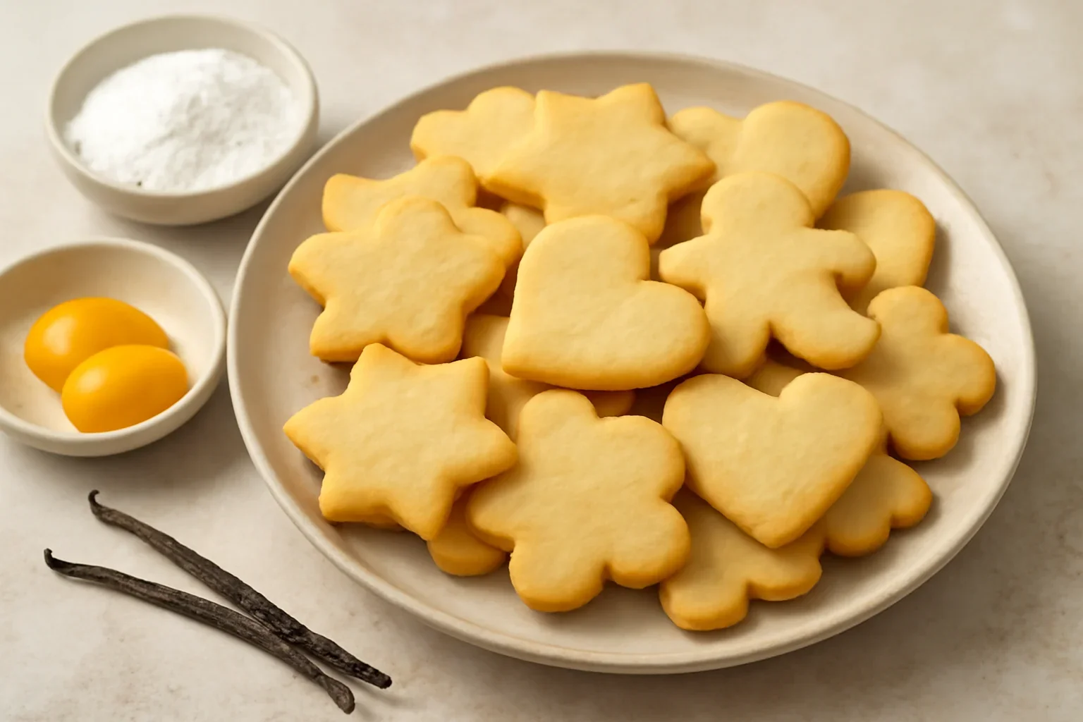 Biscuiti taiati cu forma
