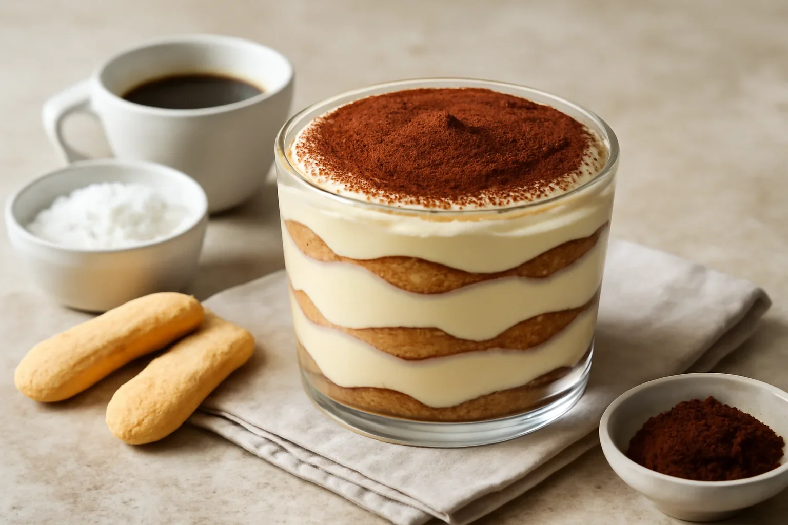Tiramisu la pahar