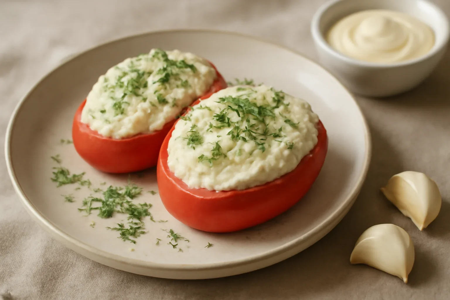 Aperitiv din rosii si mozzarella