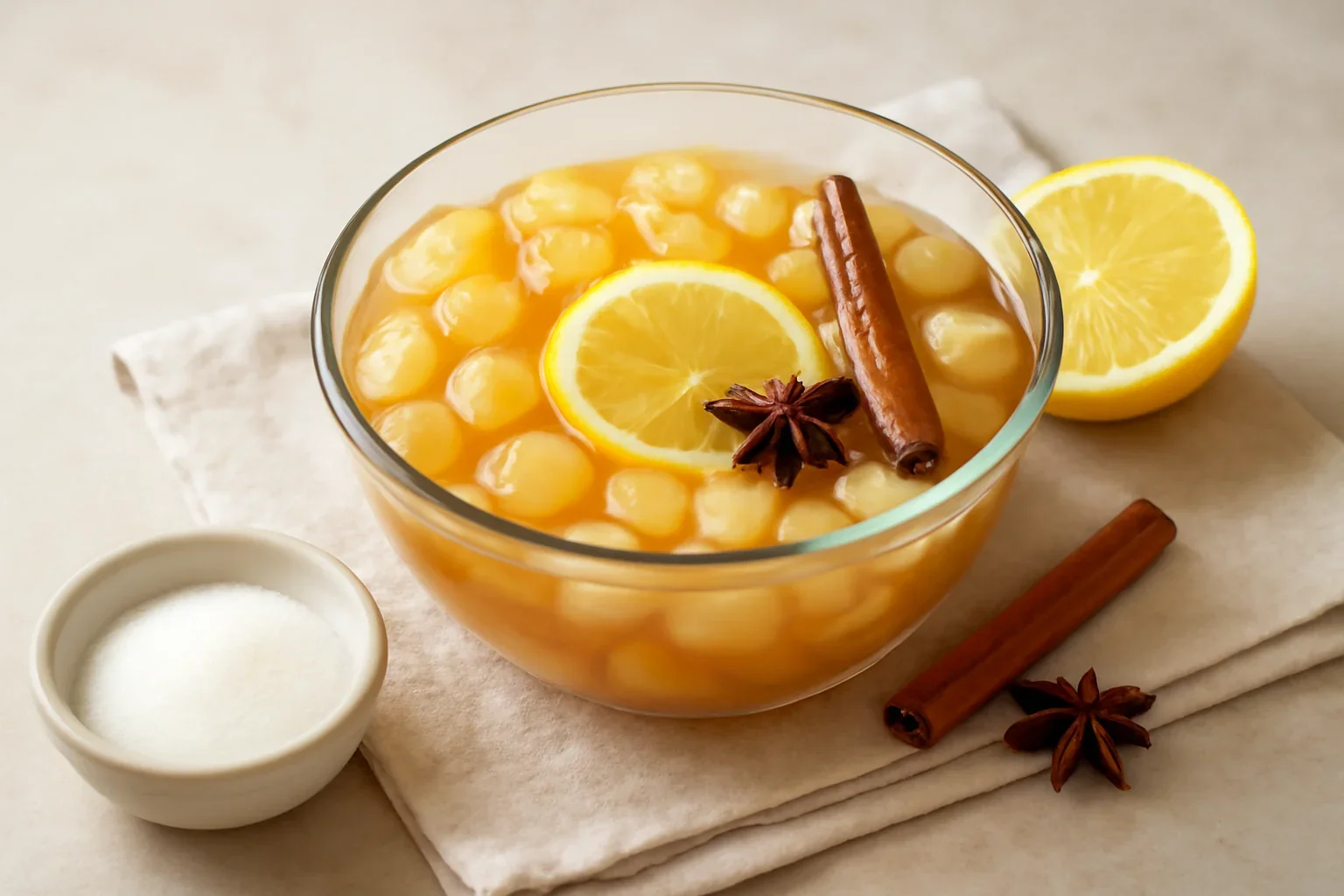 Compot de mere proaspăt și aromat cu lămâie și scorțișoară – rețeta bunicii