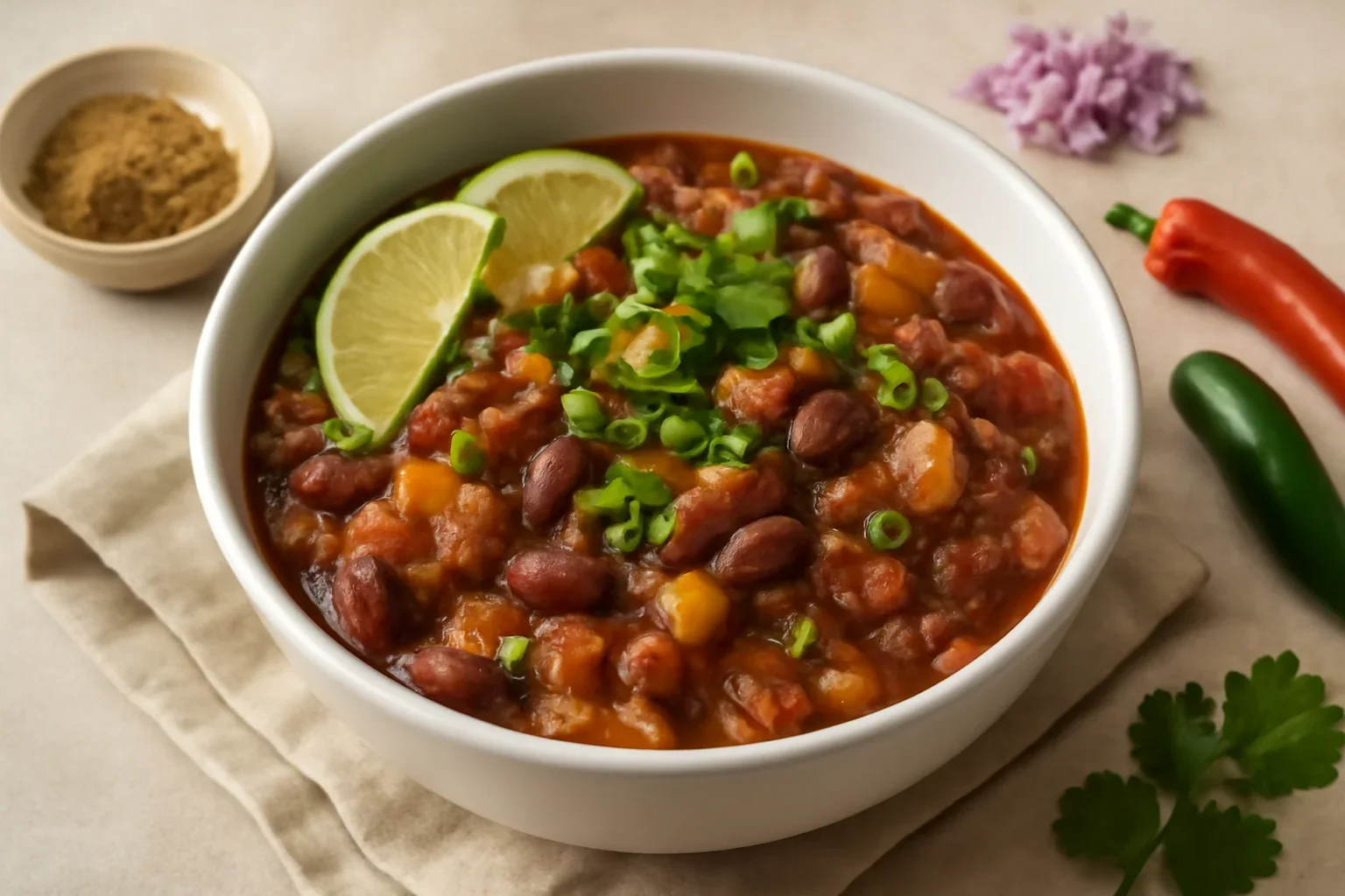 Chili con carne – rețetă video simplă și rapidă, cu carne tocată