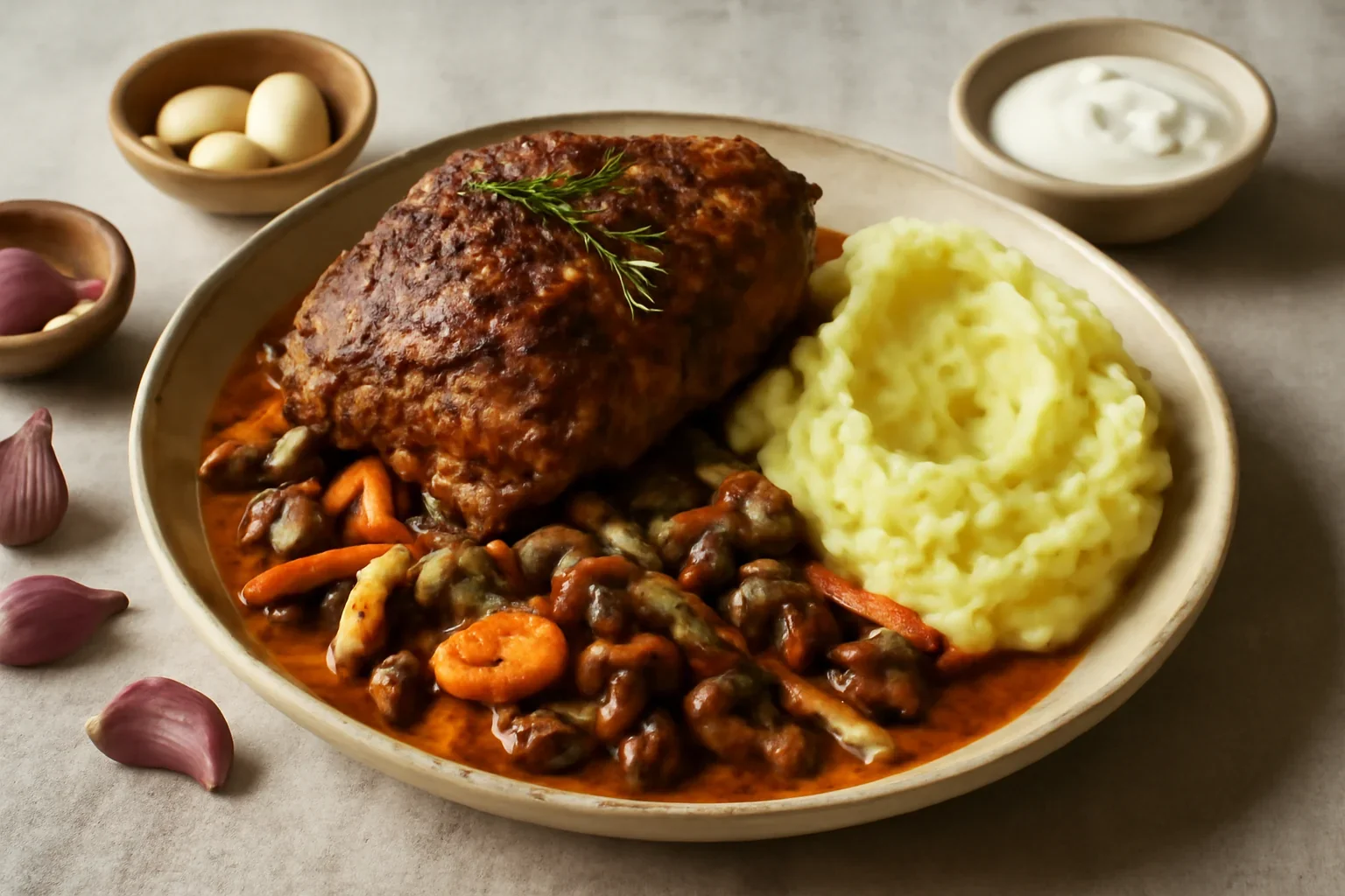 Carne de porc gătită domol – rețetă cu gust de toamnă